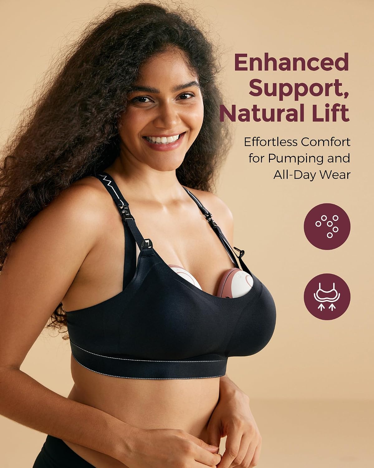 Momcozy Hands-Free Pumping and Nursing Bra — image 4