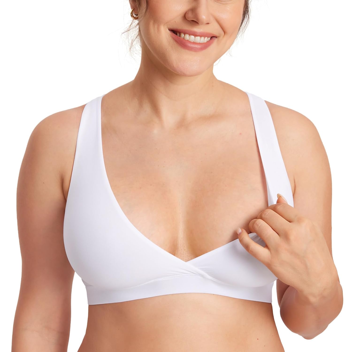MOMANDA Crossover Nursing Bra for Breastfeeding — image 7