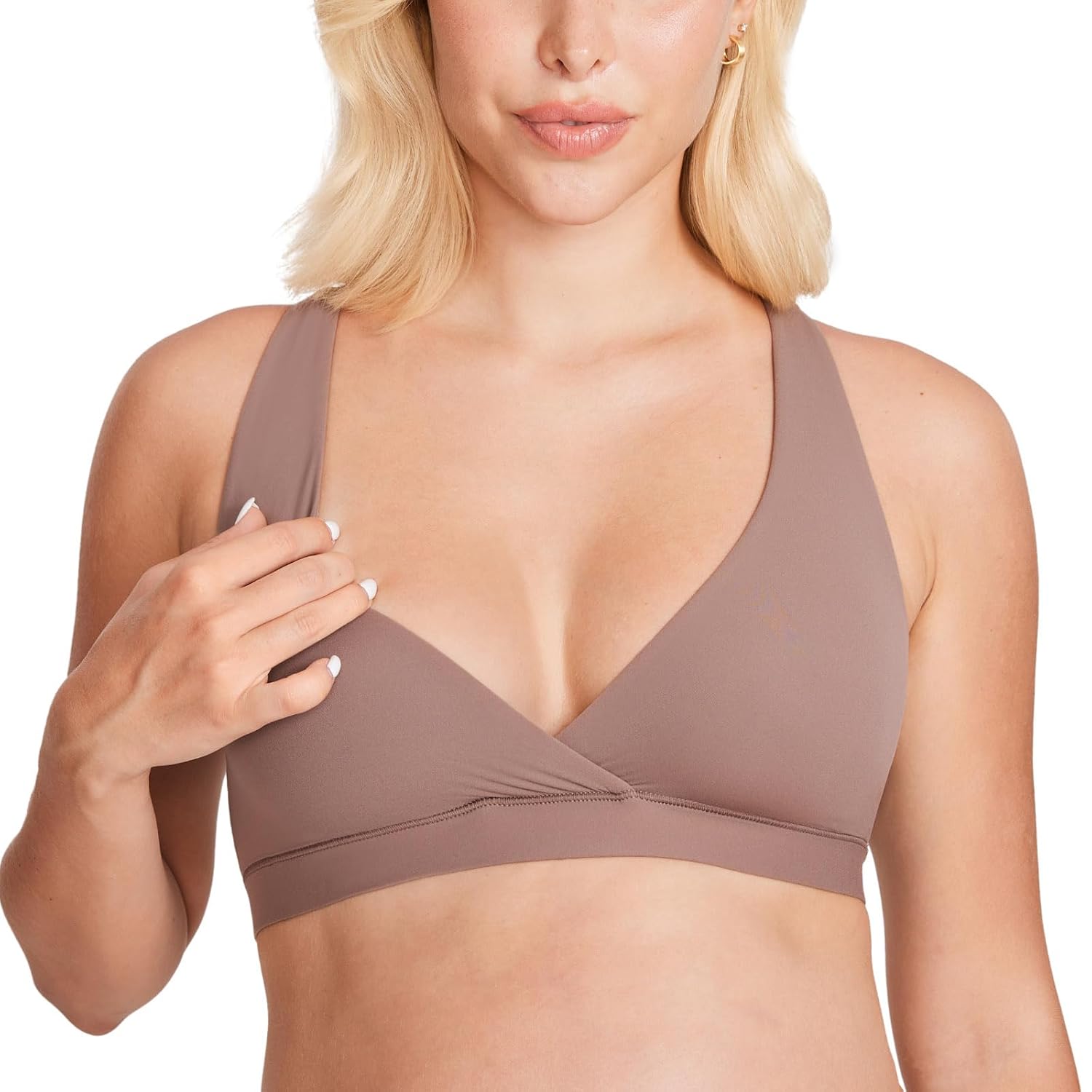MOMANDA Crossover Nursing Bra for Breastfeeding — image 10