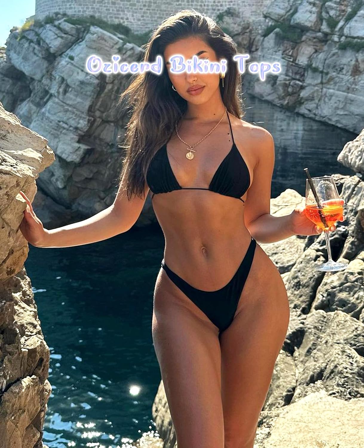 OZICERD String Triangle Bikini Top — image 2