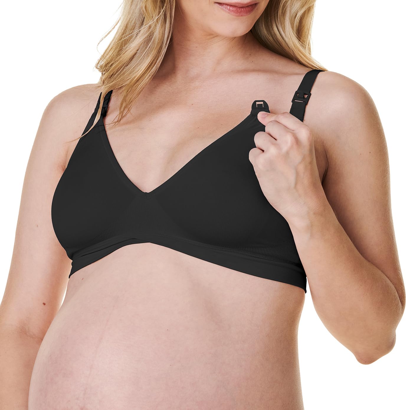 Bravado Designs Wireless V-Neck Maternity Nursing Bra
