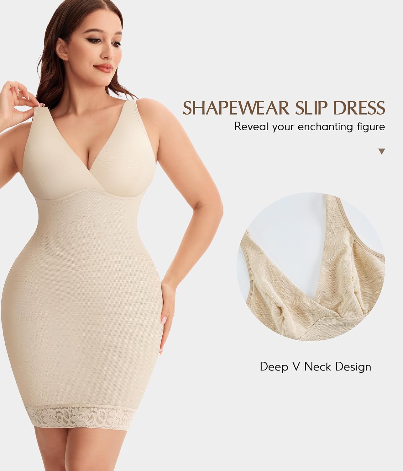 MERYOSZ Tummy Control Body Shaper Dress — image 5