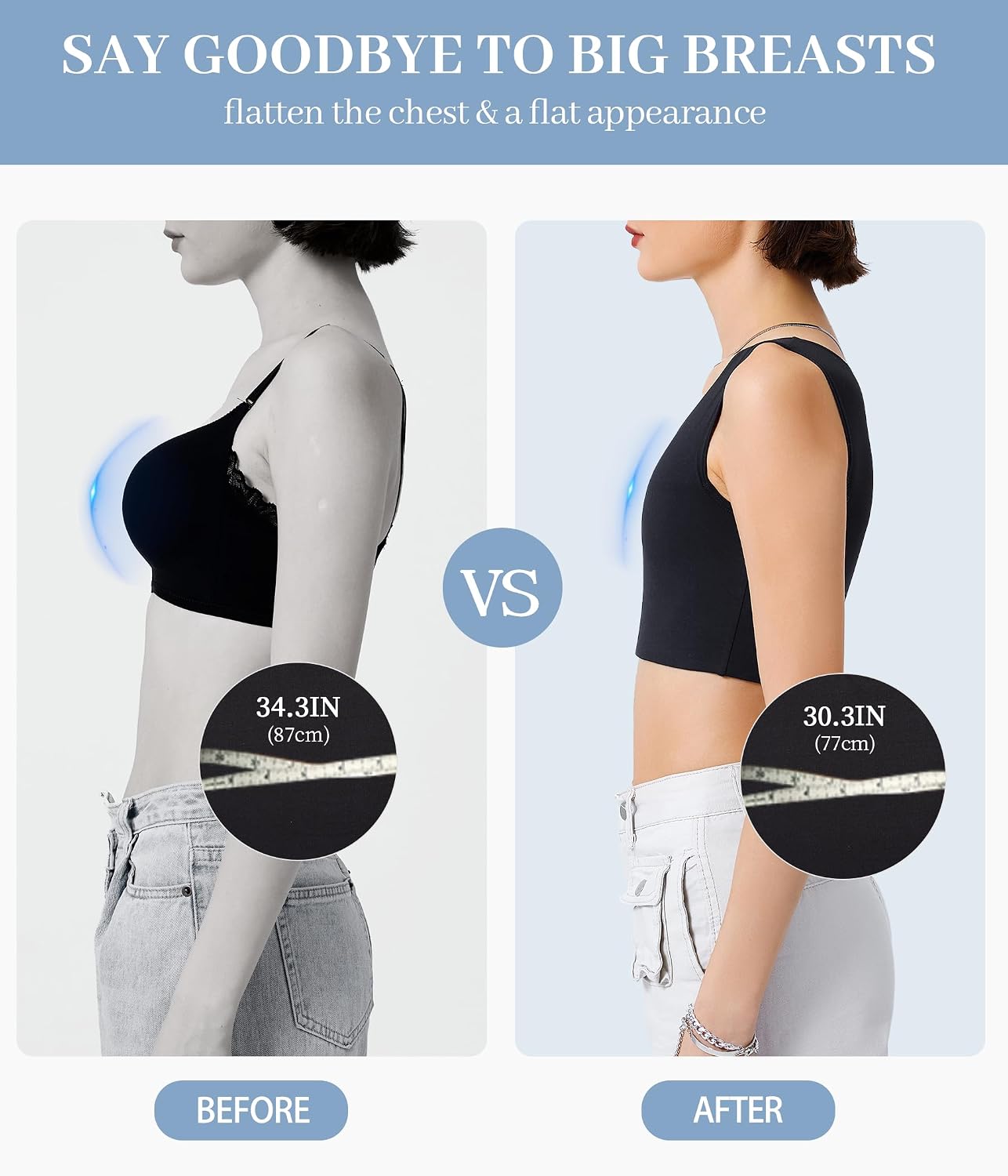 Rolewpy Chest Binder Tank Top for Transgender — image 3