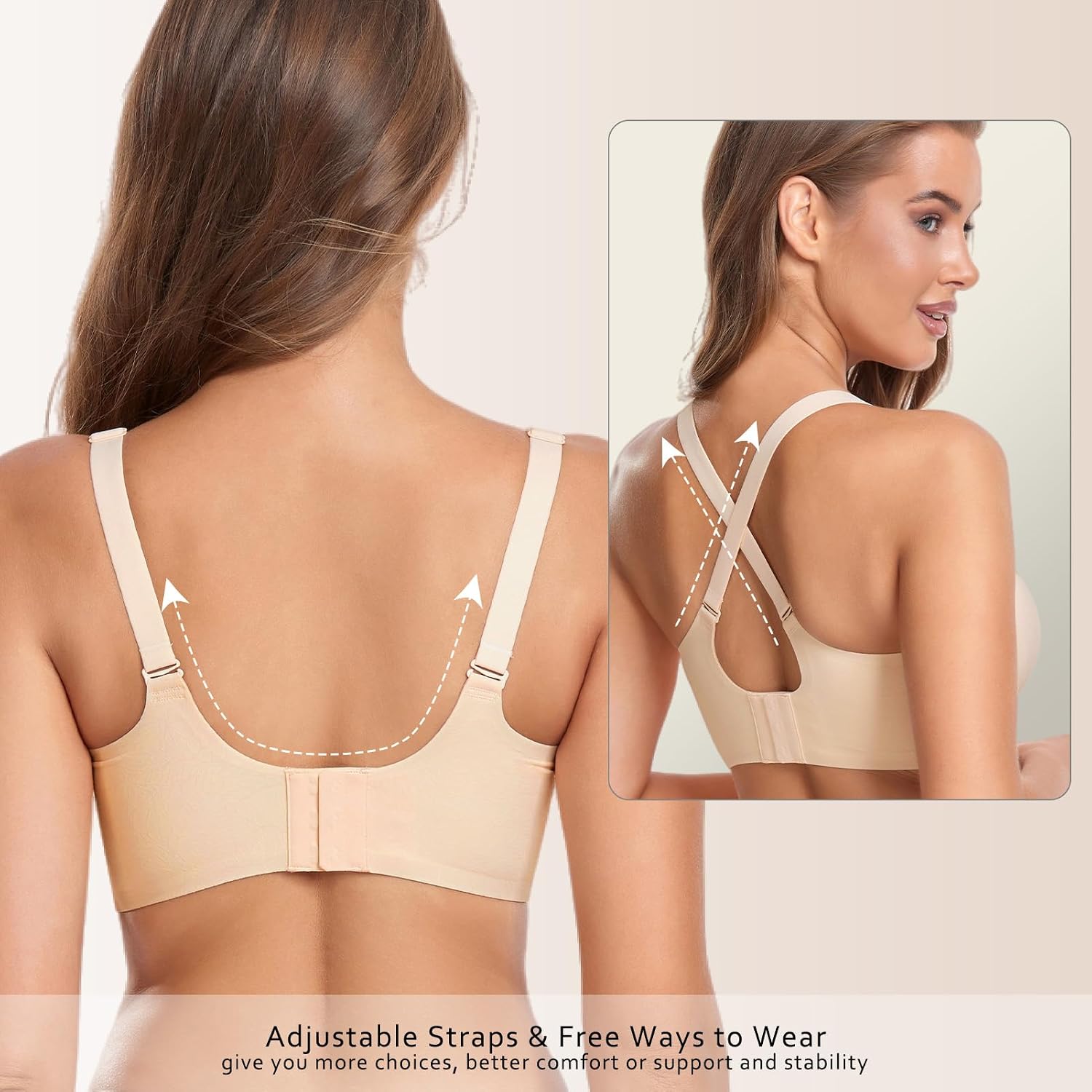 Gailife Floral Seamless Nursing Bra for Maternity — image 4