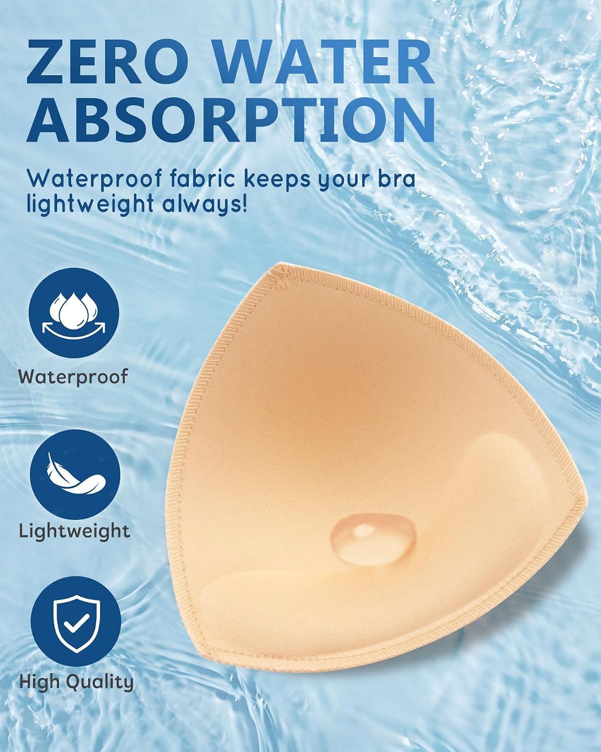 KSang Waterproof Push Up Bra Pads Inserts — image 2