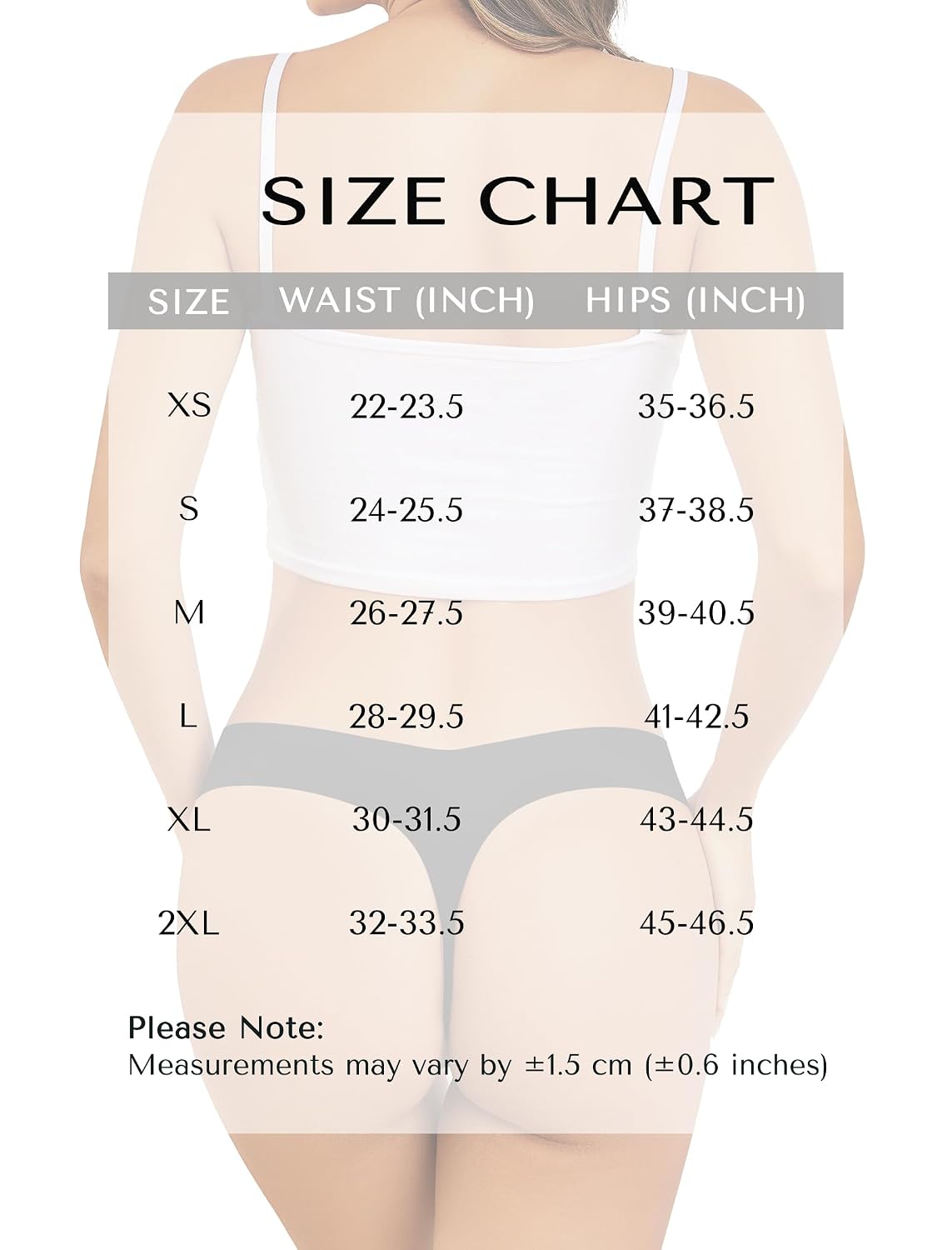 voenxe Seamless No Show Thongs 5 Pack — image 8
