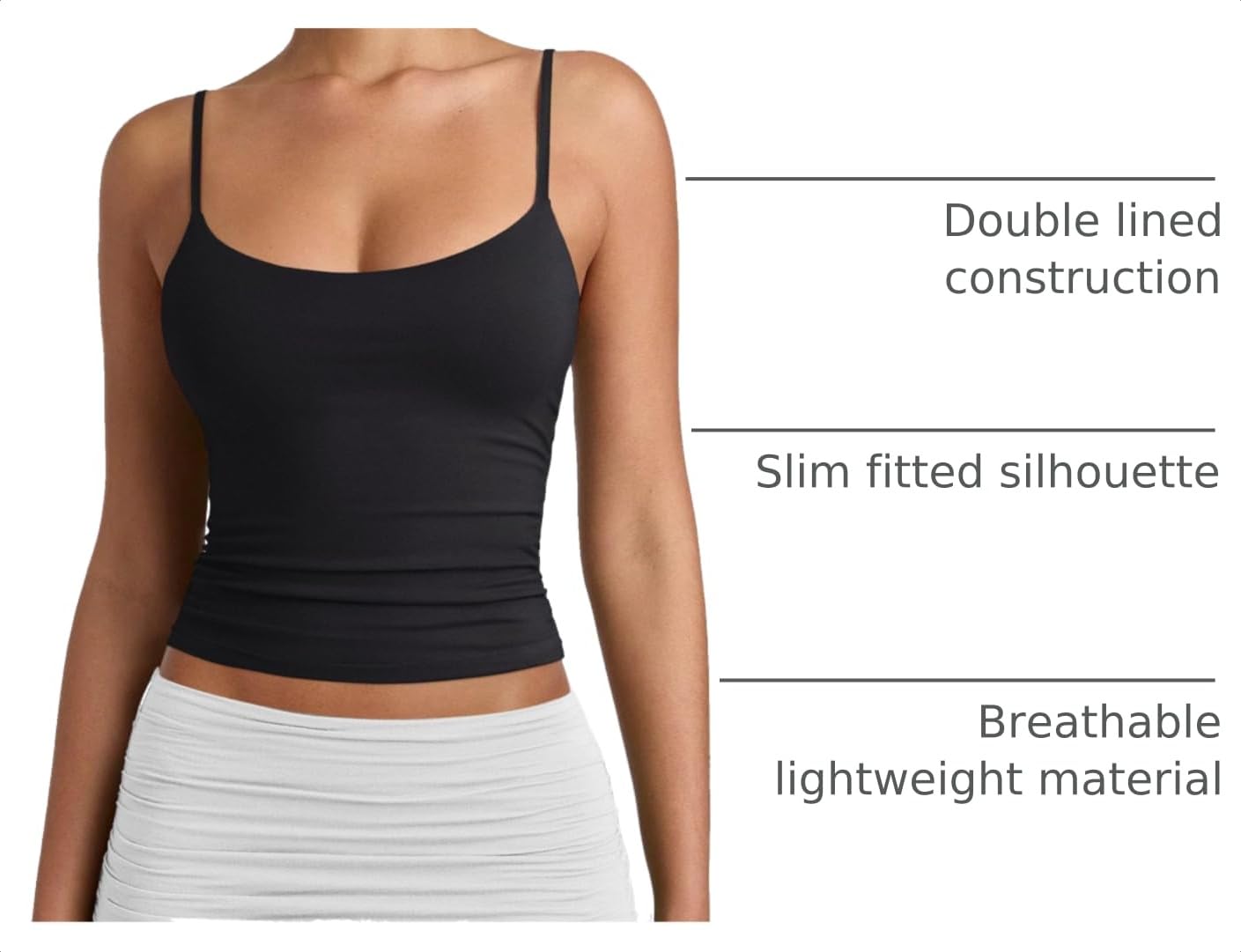 PINKMSTYLE Double Lined Scoop Neck Tank Top — image 4