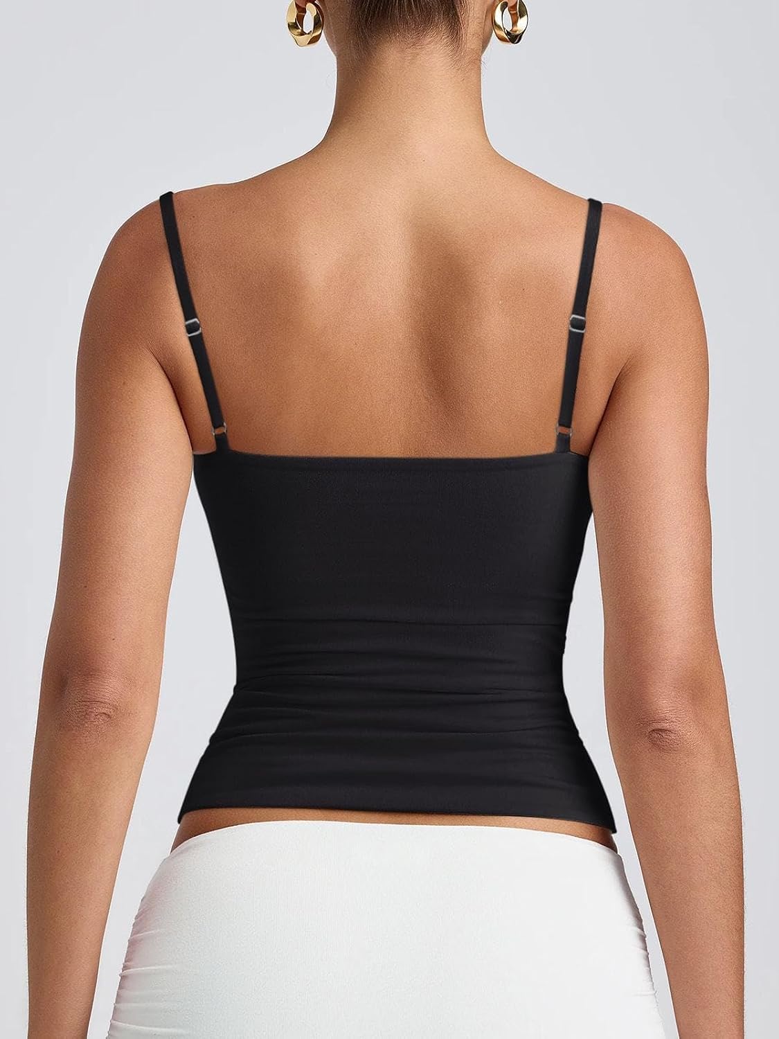 PINKMSTYLE Double Lined Scoop Neck Tank Top — image 7