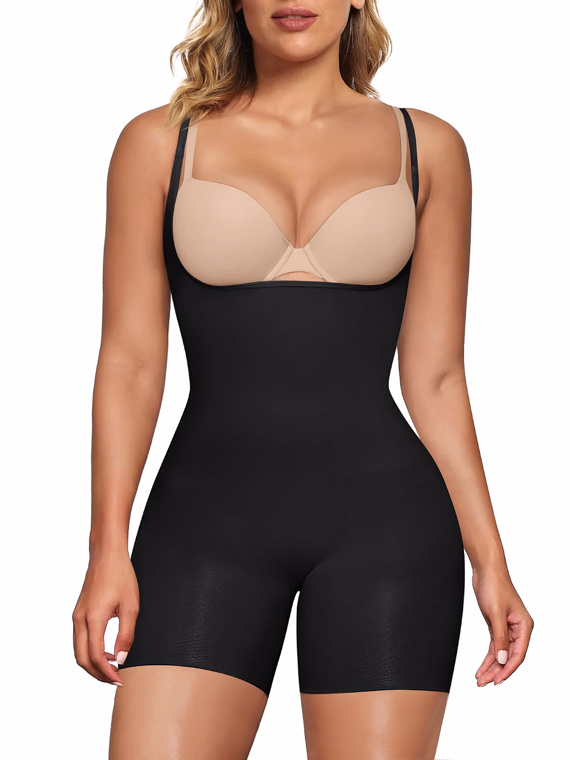 SHAPERX Tummy Control Seamless Bodysuit