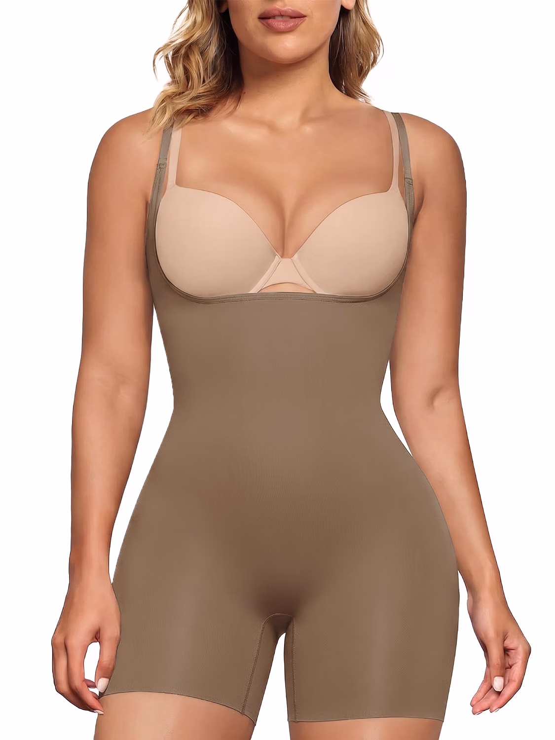 SHAPERX Tummy Control Seamless Bodysuit — image 7