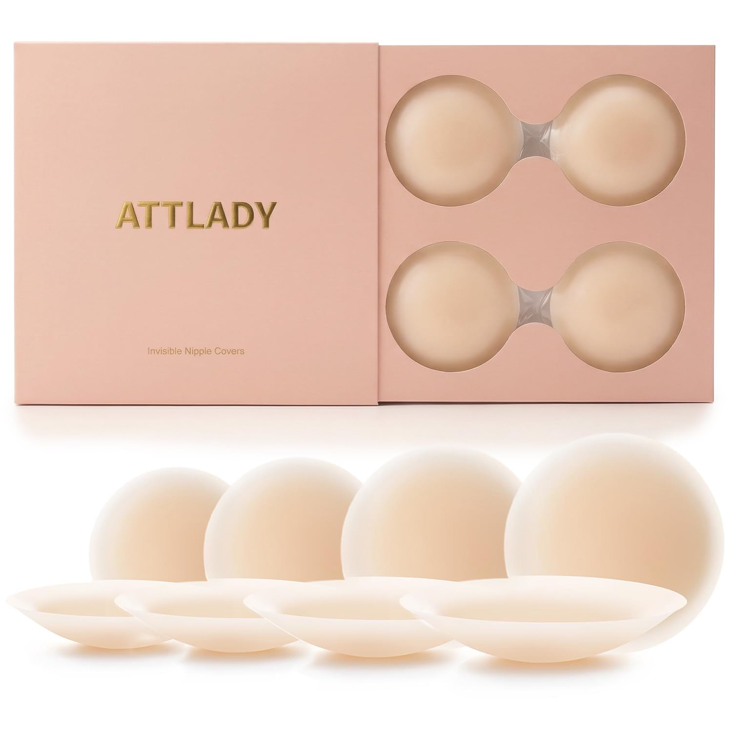 ATTLADY Silicone Nipple Covers Reusable Pasties