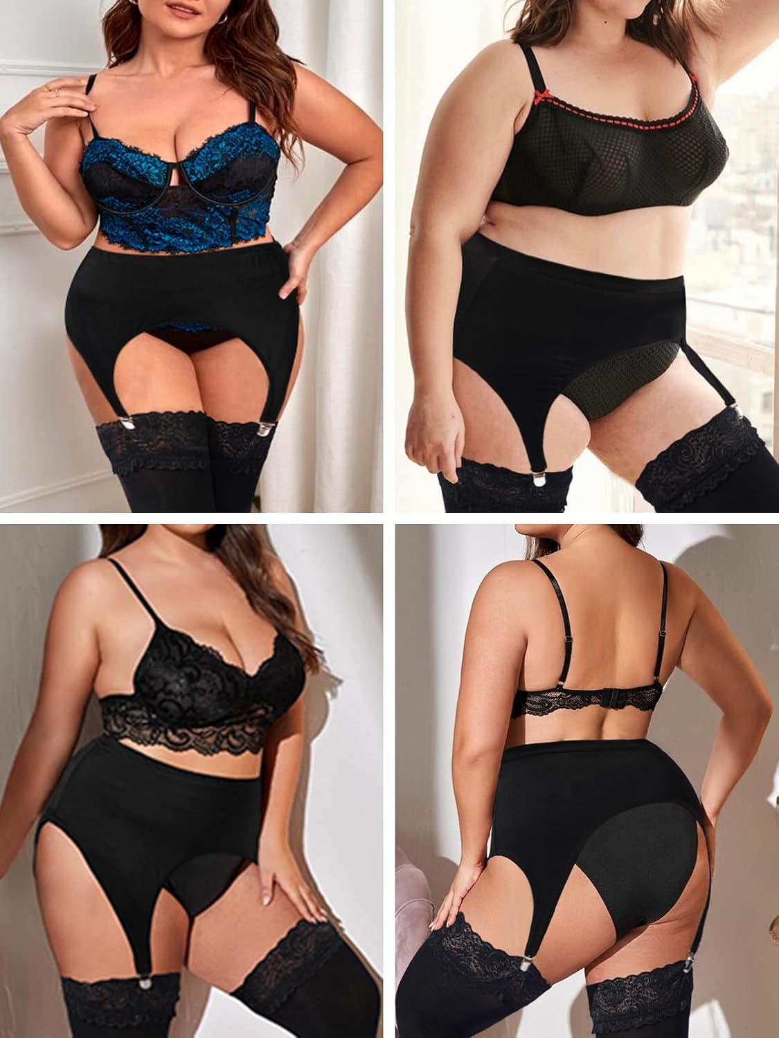 Moon Wood Plus Size High Waist Garter Belt — image 7