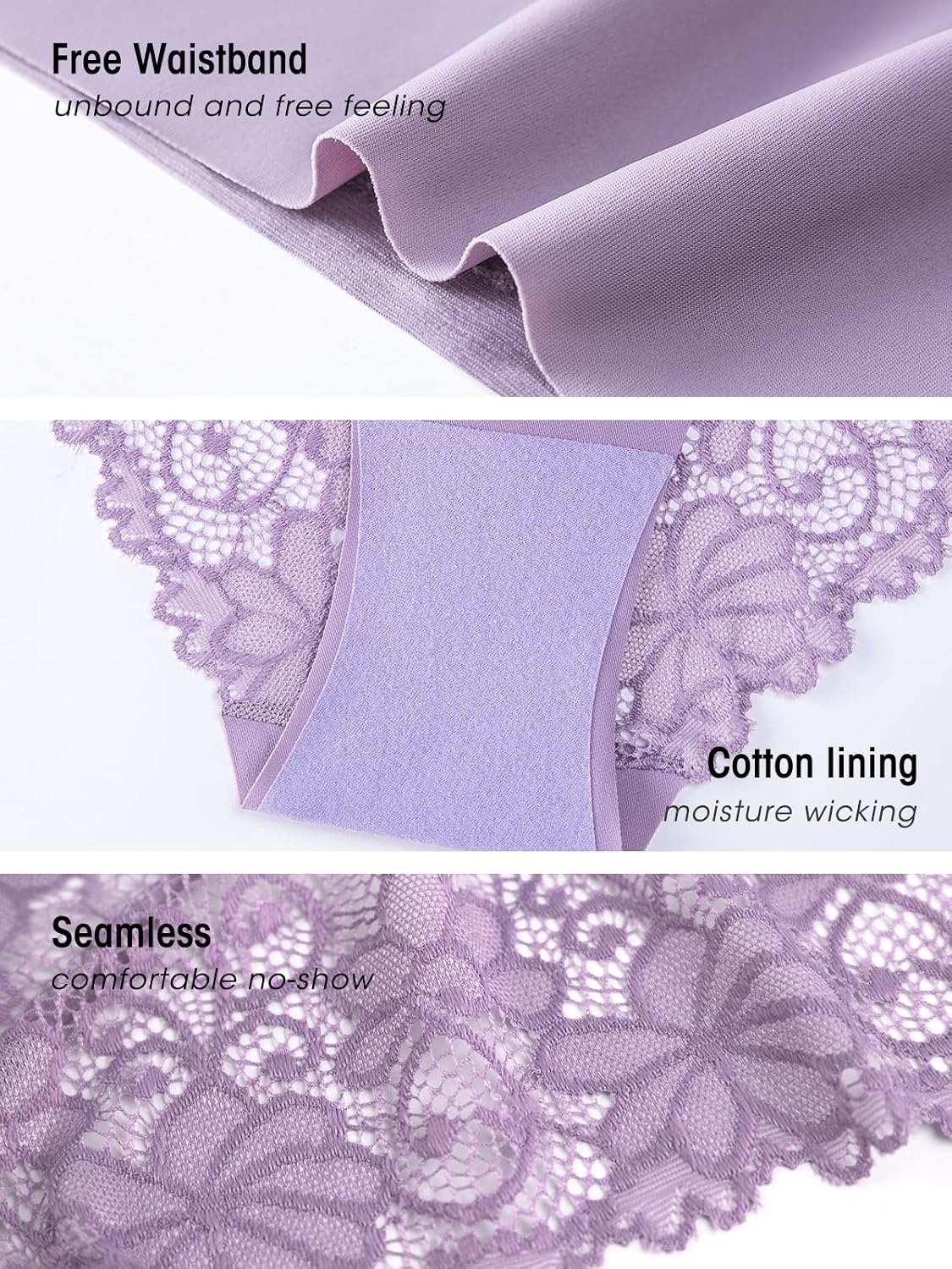 DHFBABY Seamless Lace Cheeky Panties — image 5