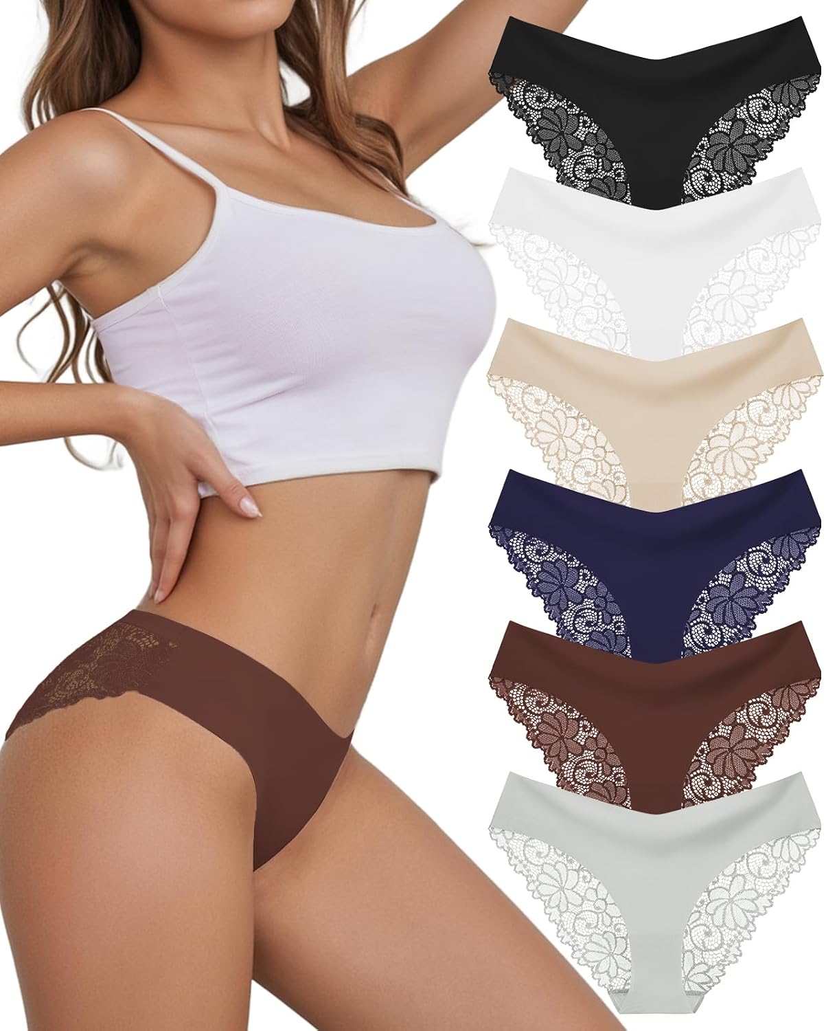 DHFBABY Seamless Lace Cheeky Panties — image 8