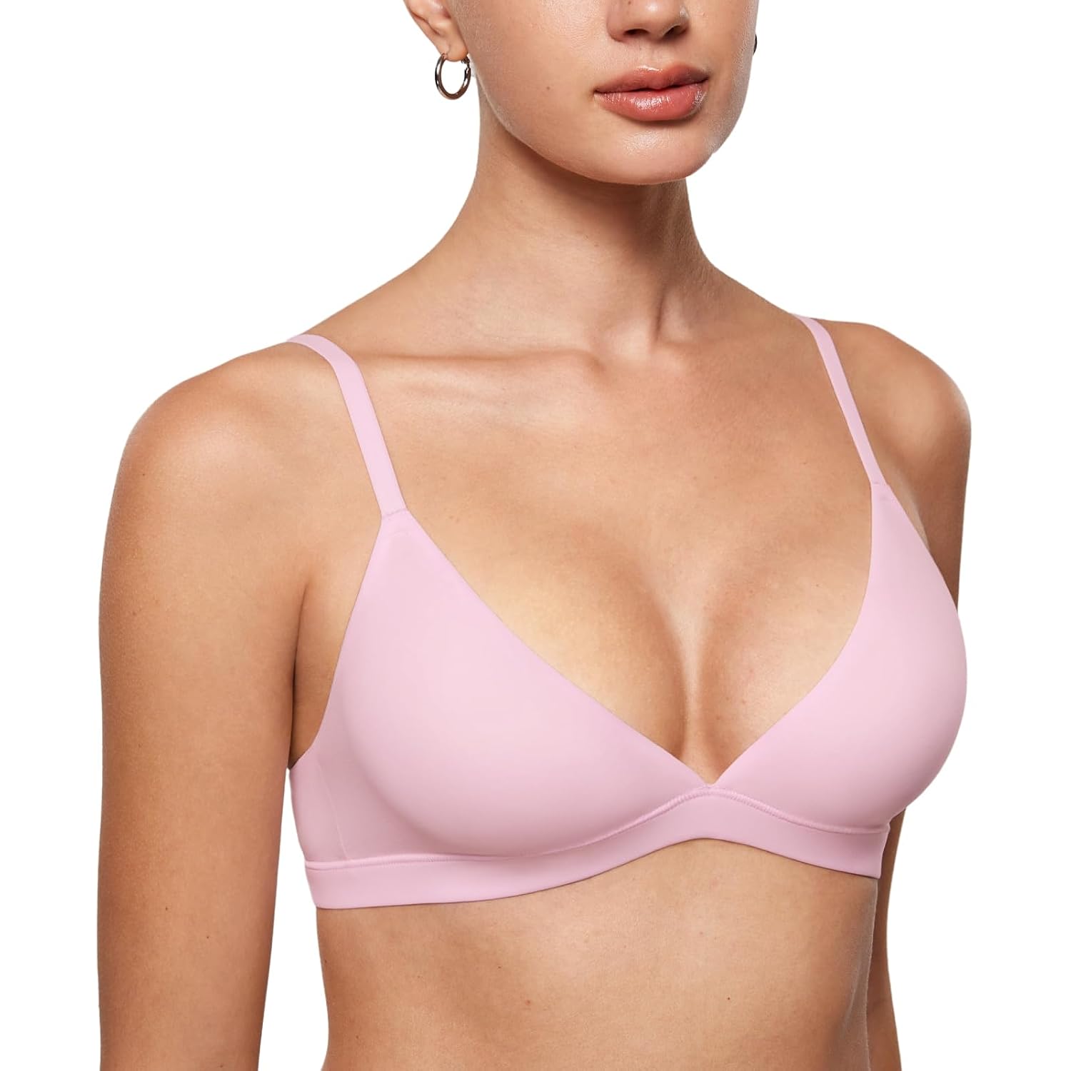 INLYRIC Unlined Triangle Bralette for Women — image 7