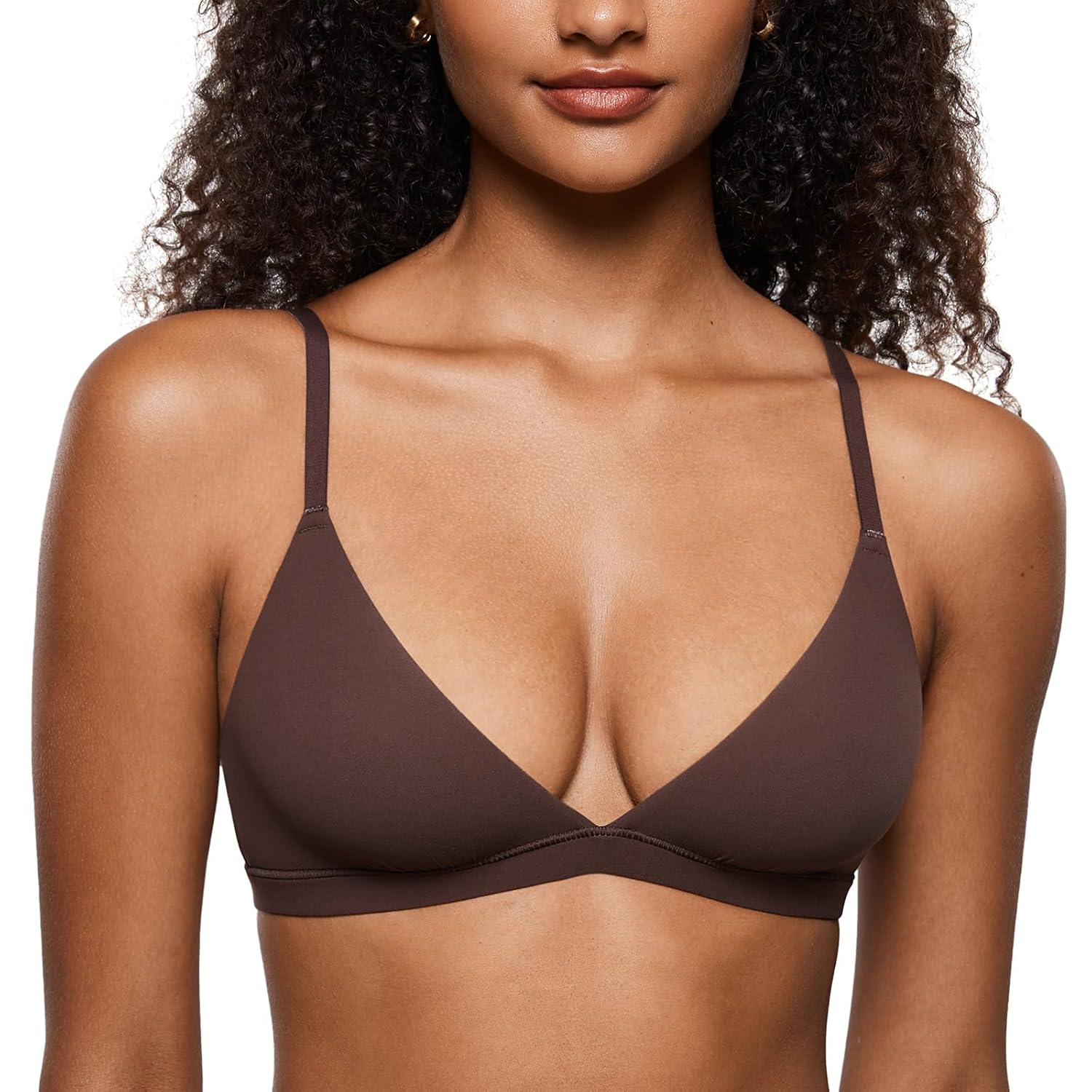 INLYRIC Unlined Triangle Bralette for Women — image 11