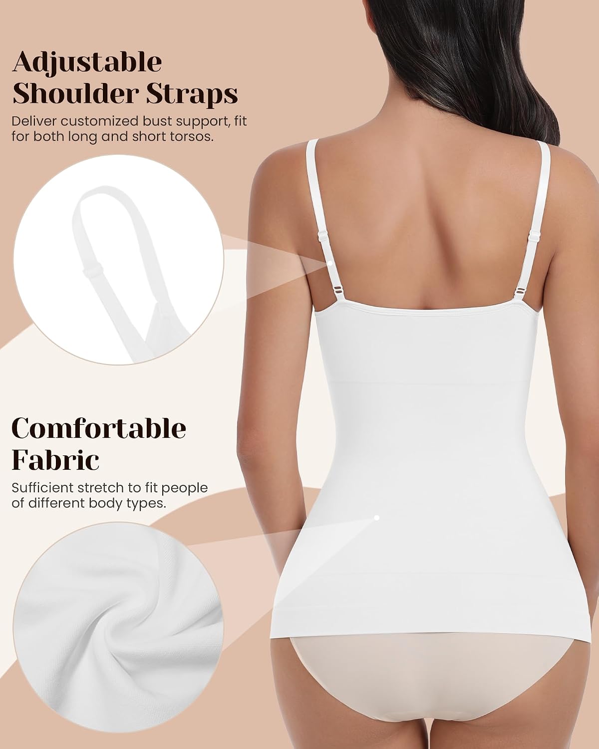 EUVYOU Seamless Tummy Control Shapewear Tank — image 3