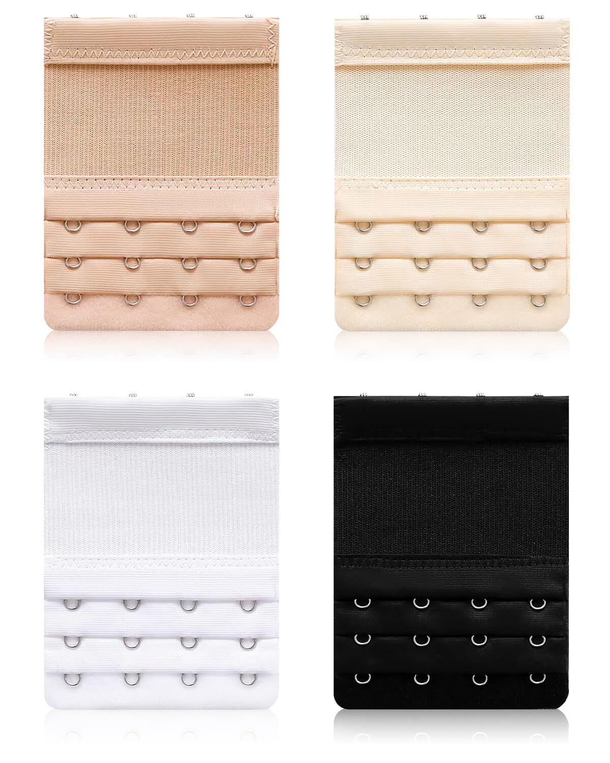 JELIEE 4 Hook Bra Extender Strap