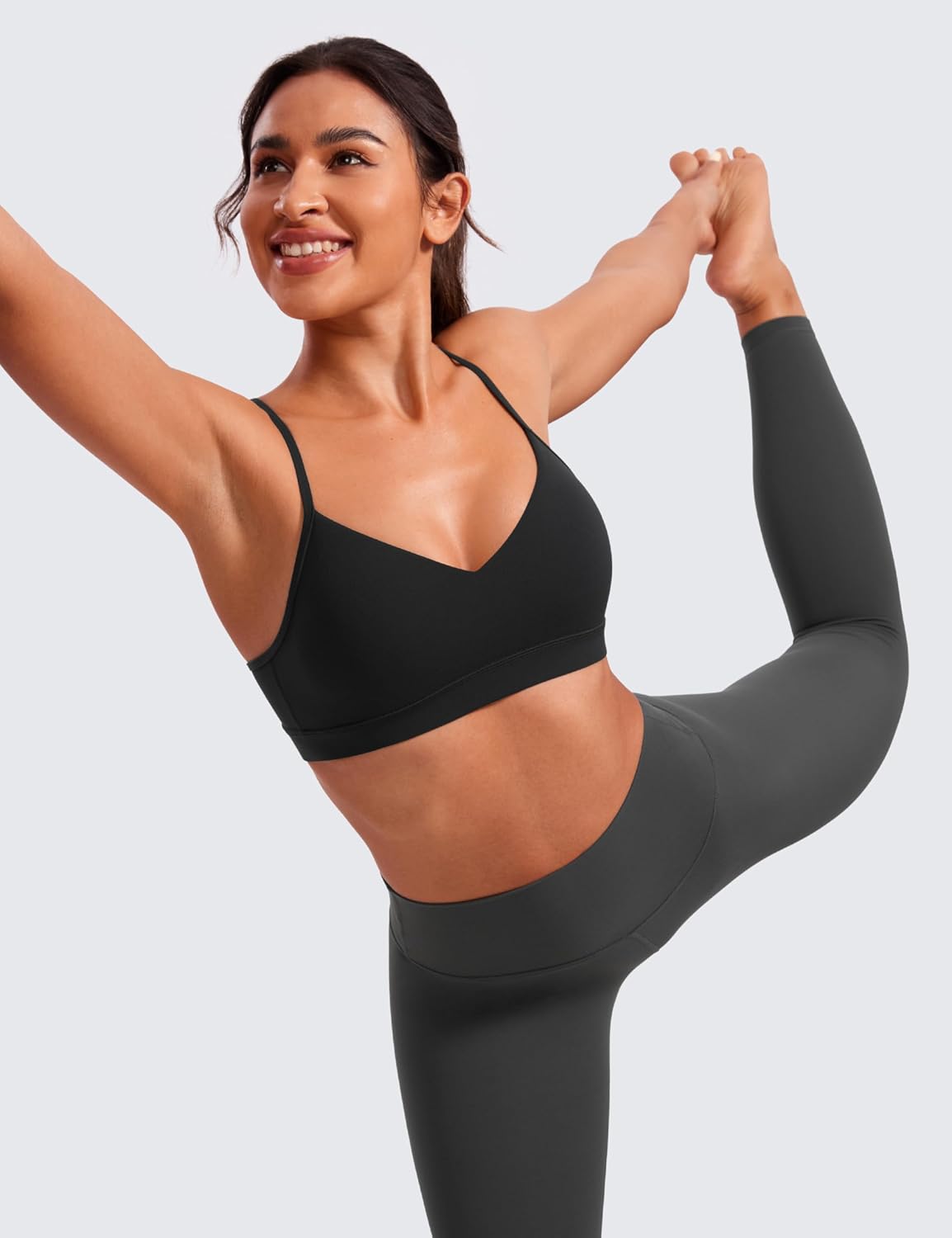 CRZ YOGA Butterluxe V Neck Sports Bra — image 3