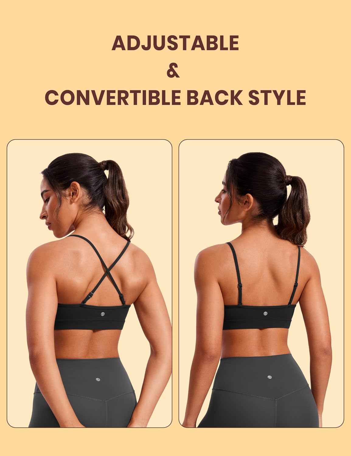 CRZ YOGA Butterluxe V Neck Sports Bra — image 5