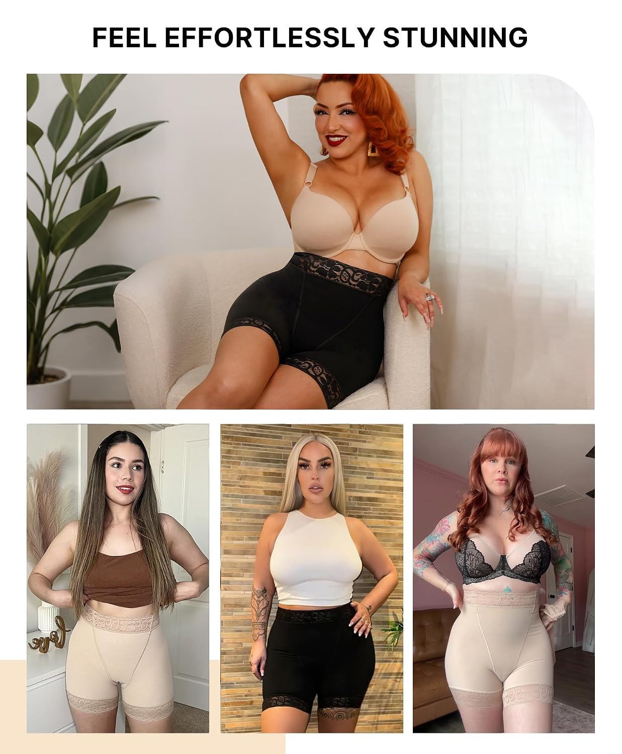SHAPELLX Butt Lifting Shapewear Shorts with Tummy Control — image 5