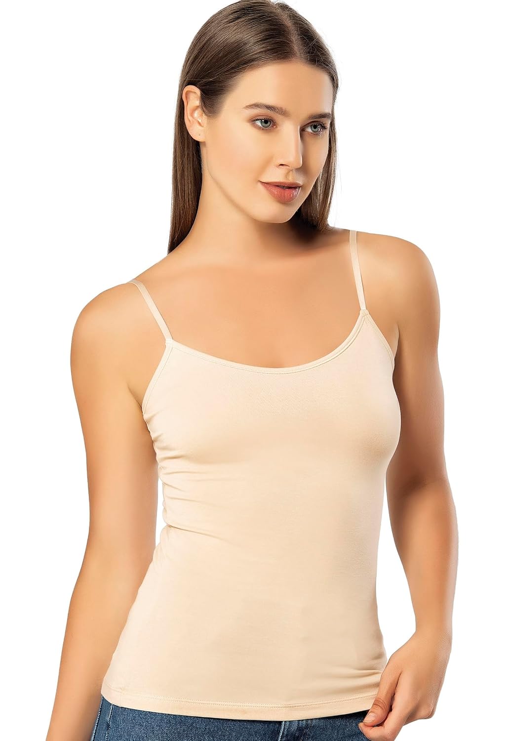 VAVONNE Slim-Fit Cotton Cami Undershirt — image 4