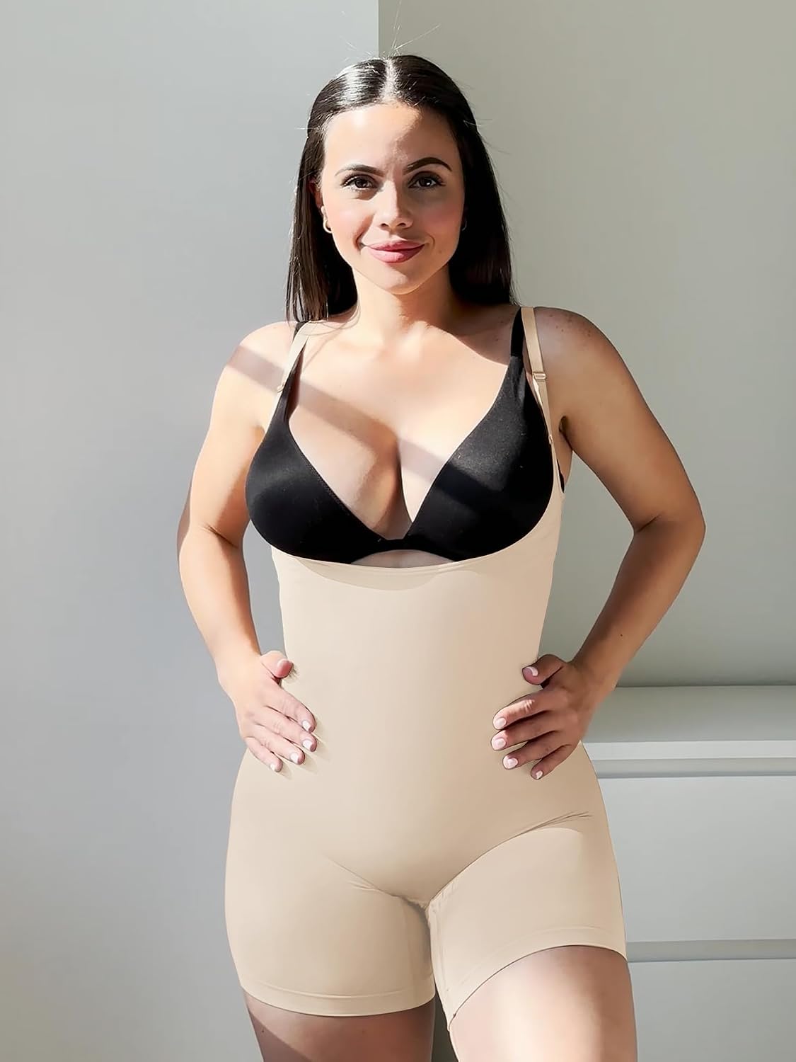 SHAPERX Women's Seamless Tummy Control Bodysuit — image 6