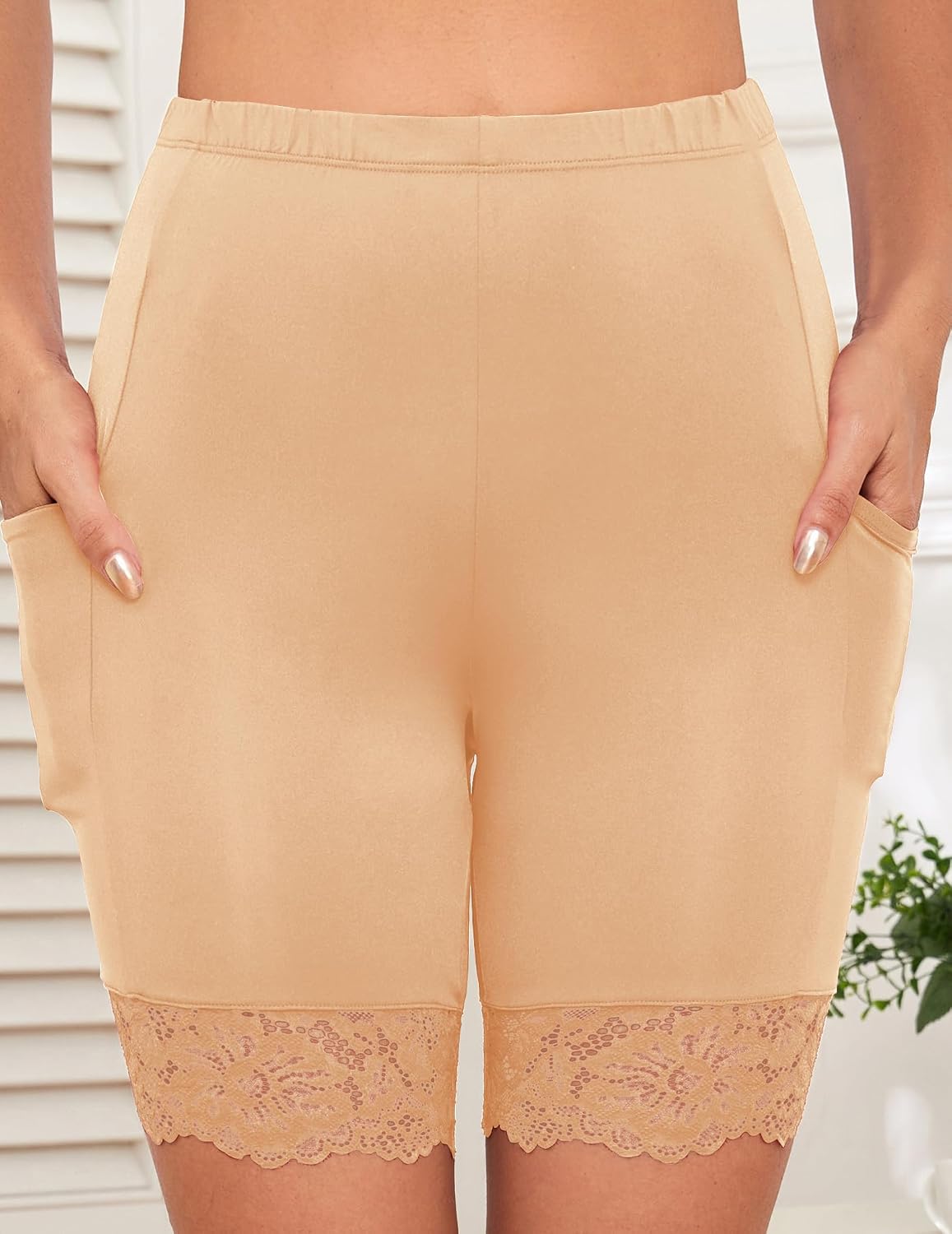 Lace Slip Shorts for Women 2 Pack — image 5