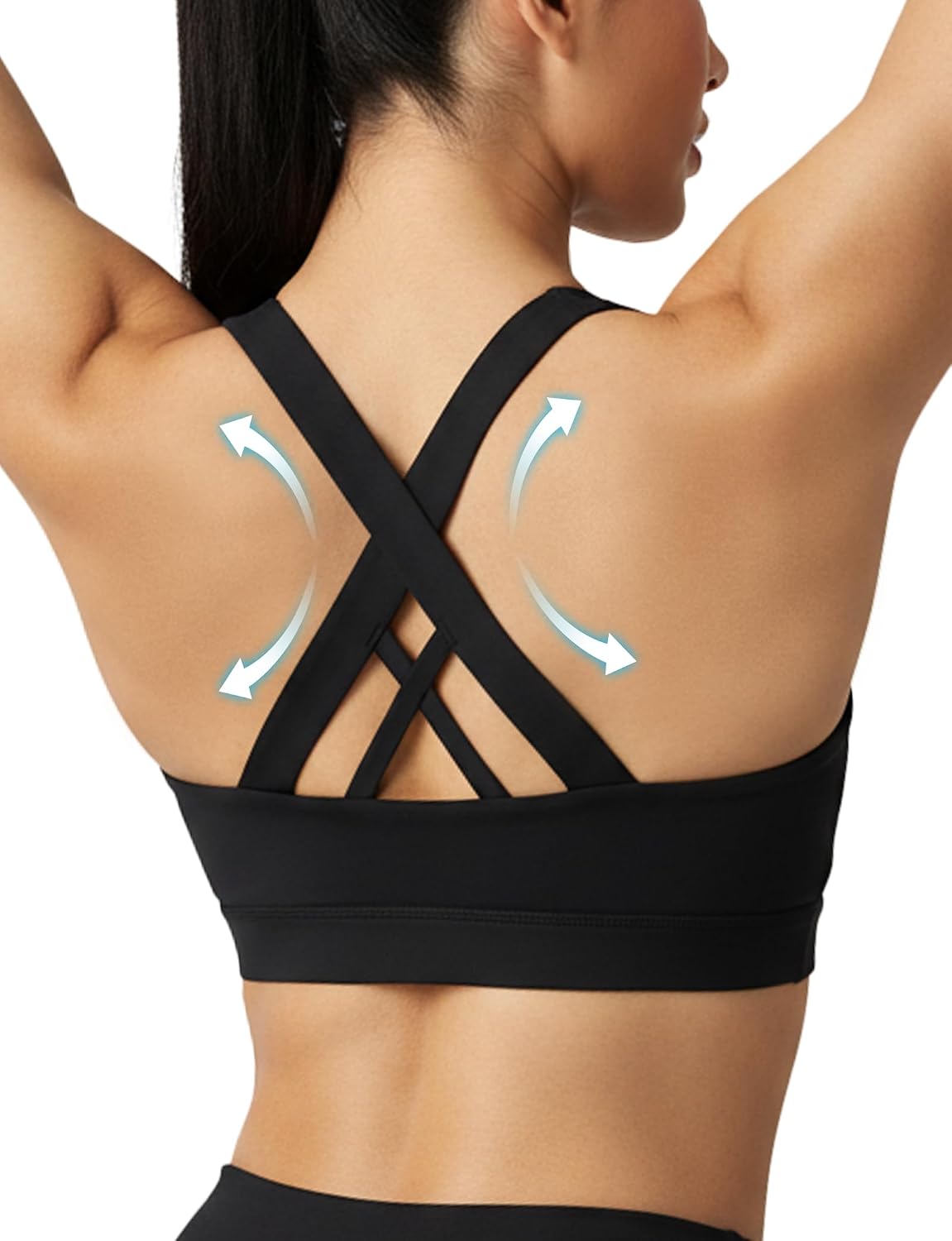 Buauty Criss Cross Sports Bra for Women — image 2