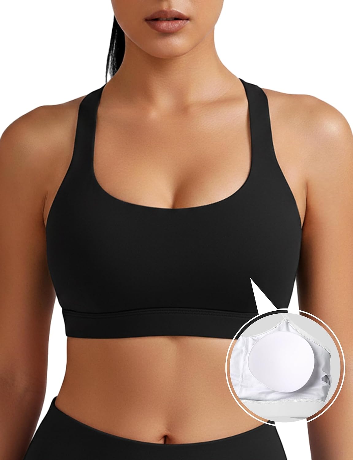 Buauty Criss Cross Sports Bra for Women — image 4