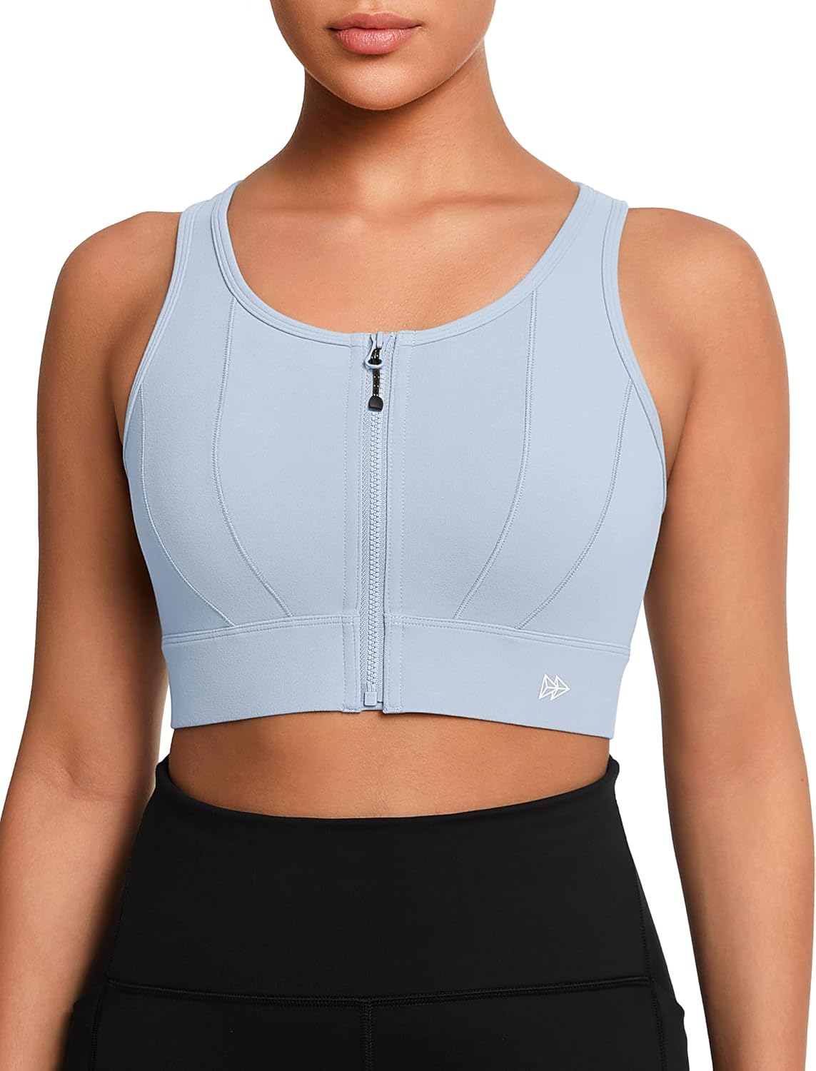 Yvette Front Closure High Impact Sports Bra — image 9