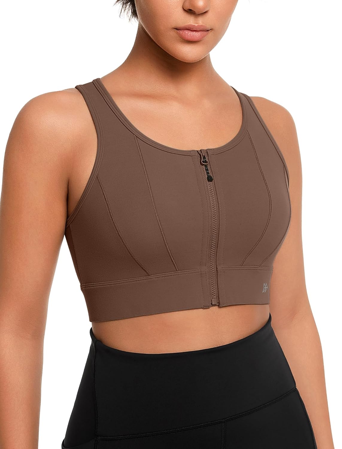 Yvette Front Closure High Impact Sports Bra — image 11