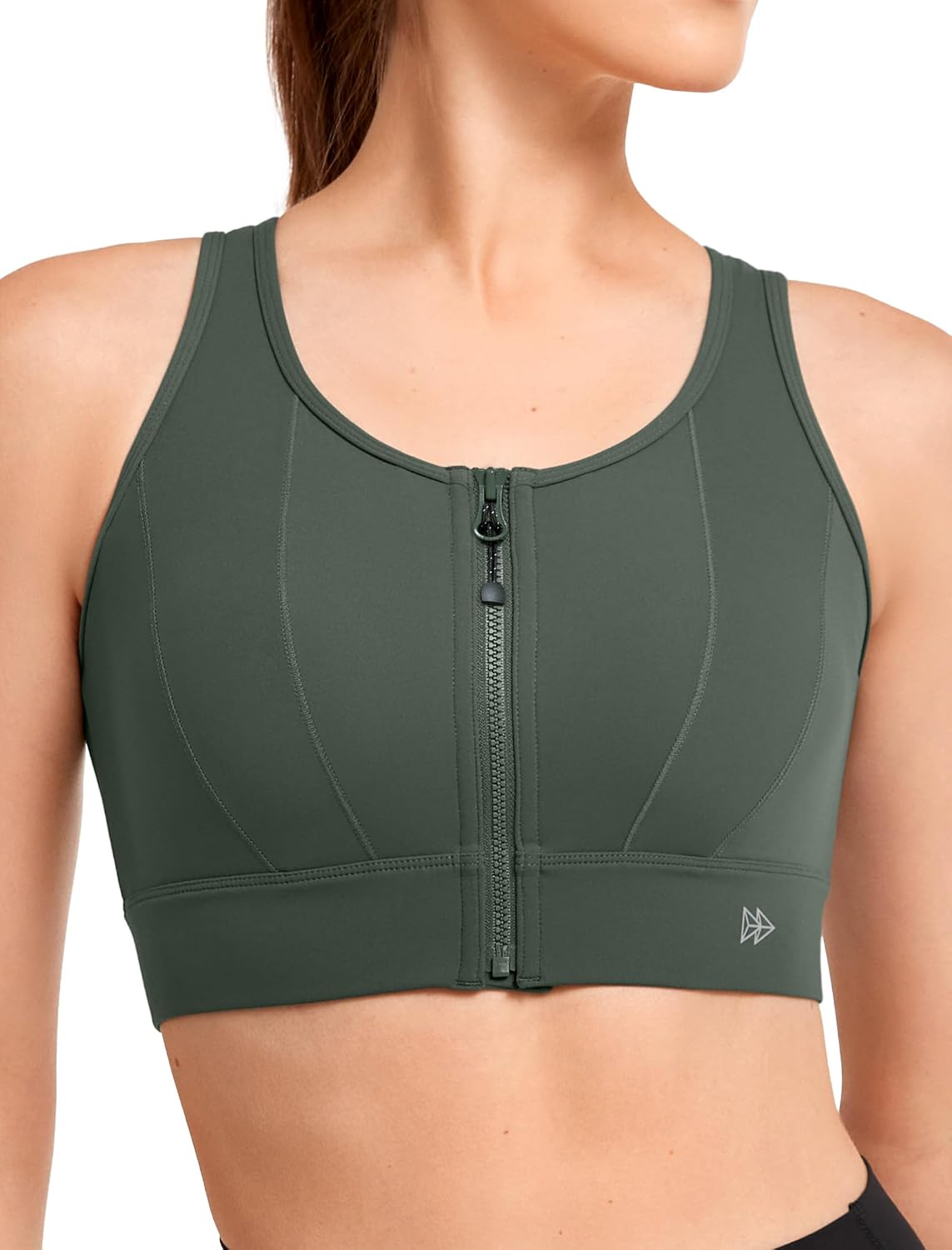 Yvette Front Closure High Impact Sports Bra — image 12