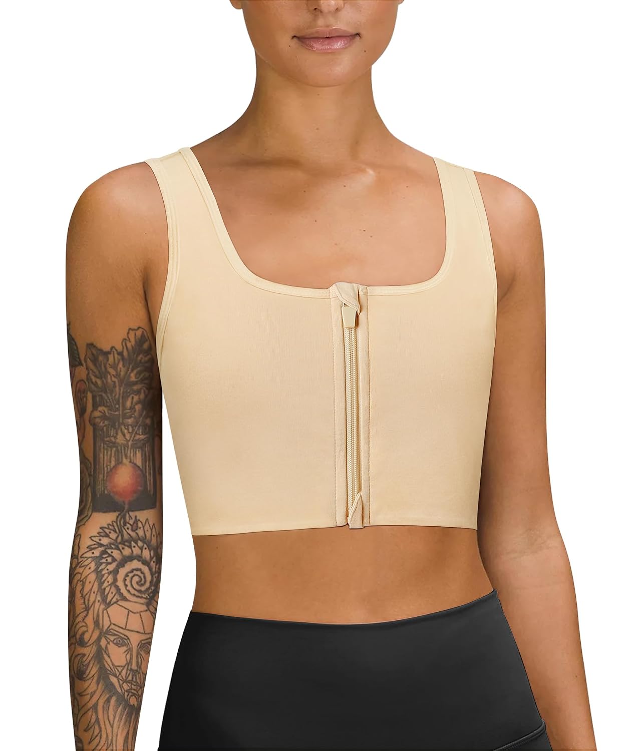 LEINIDINA Tomboy Chest Binder with Front Zipper