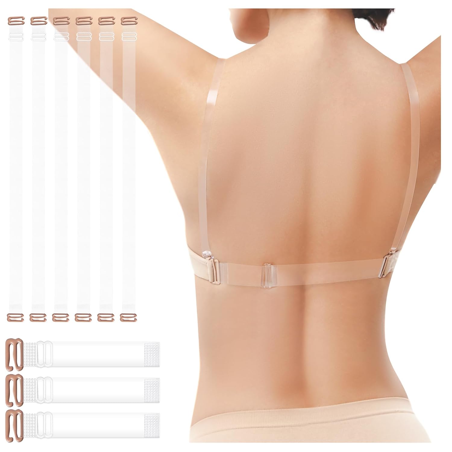 Invisible Clear Bra Straps for Women