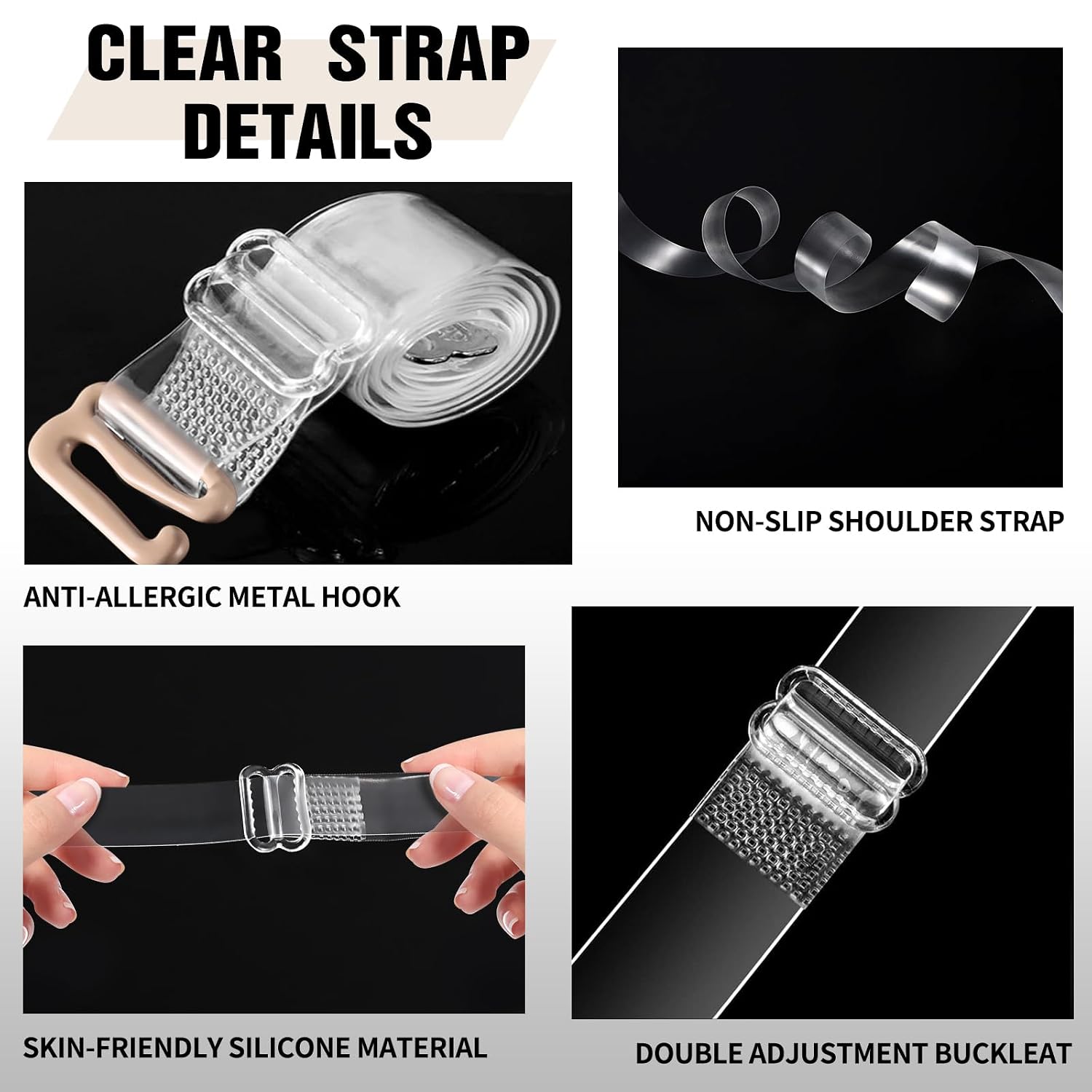 Invisible Clear Bra Straps for Women — image 3