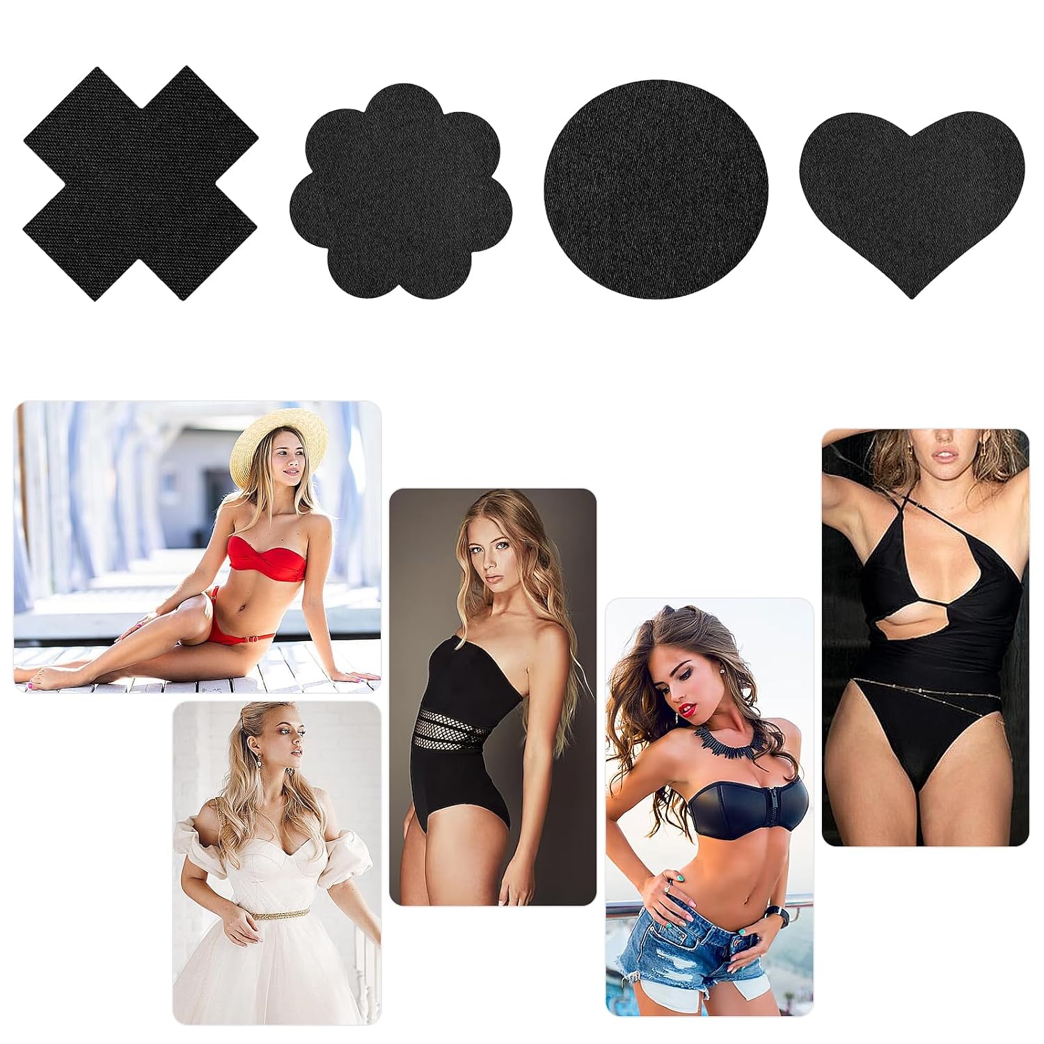 Sibba Disposable Satin Nipple Covers Pasties — image 3