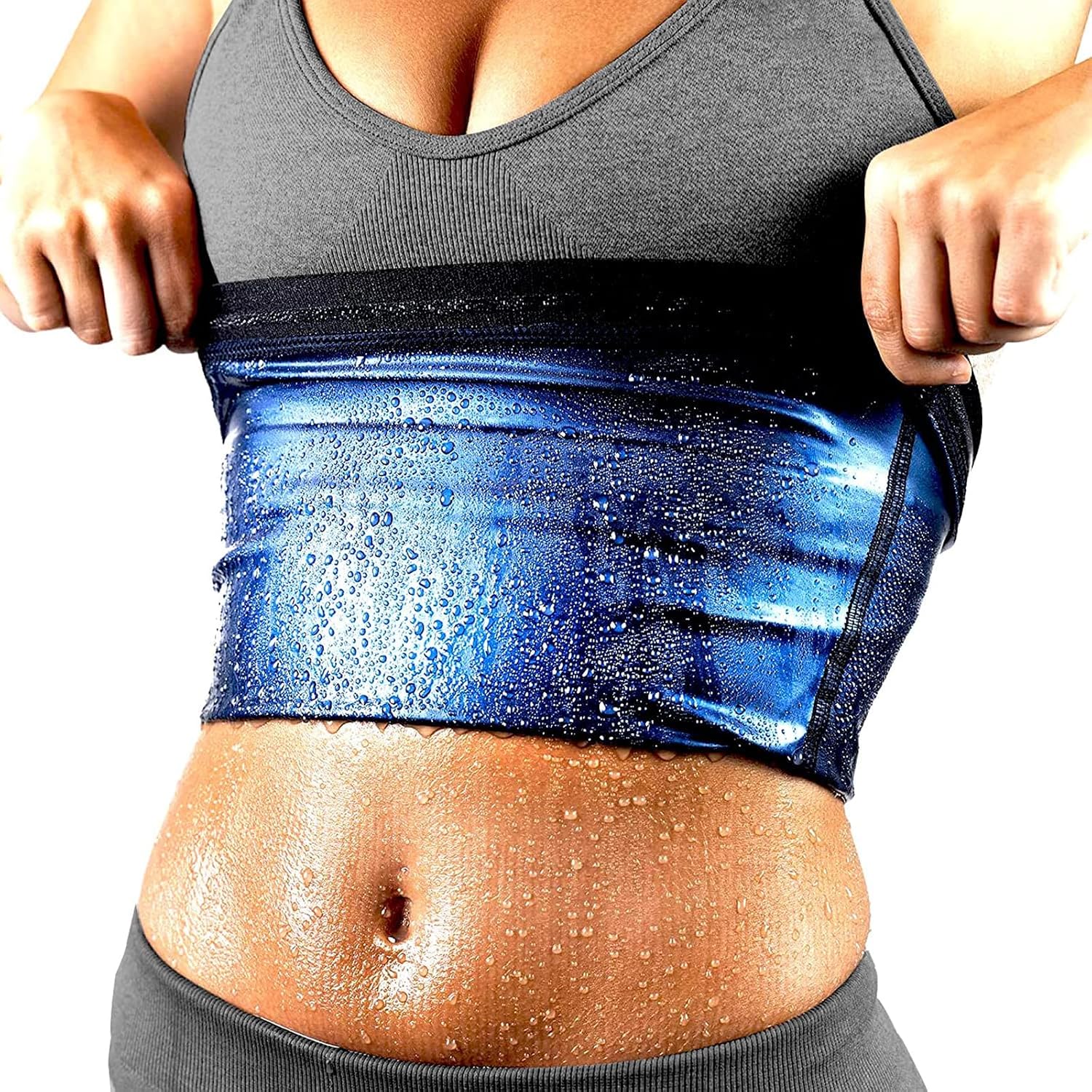 BODYSUNER Waist Trimmer Sweat Belt for Women