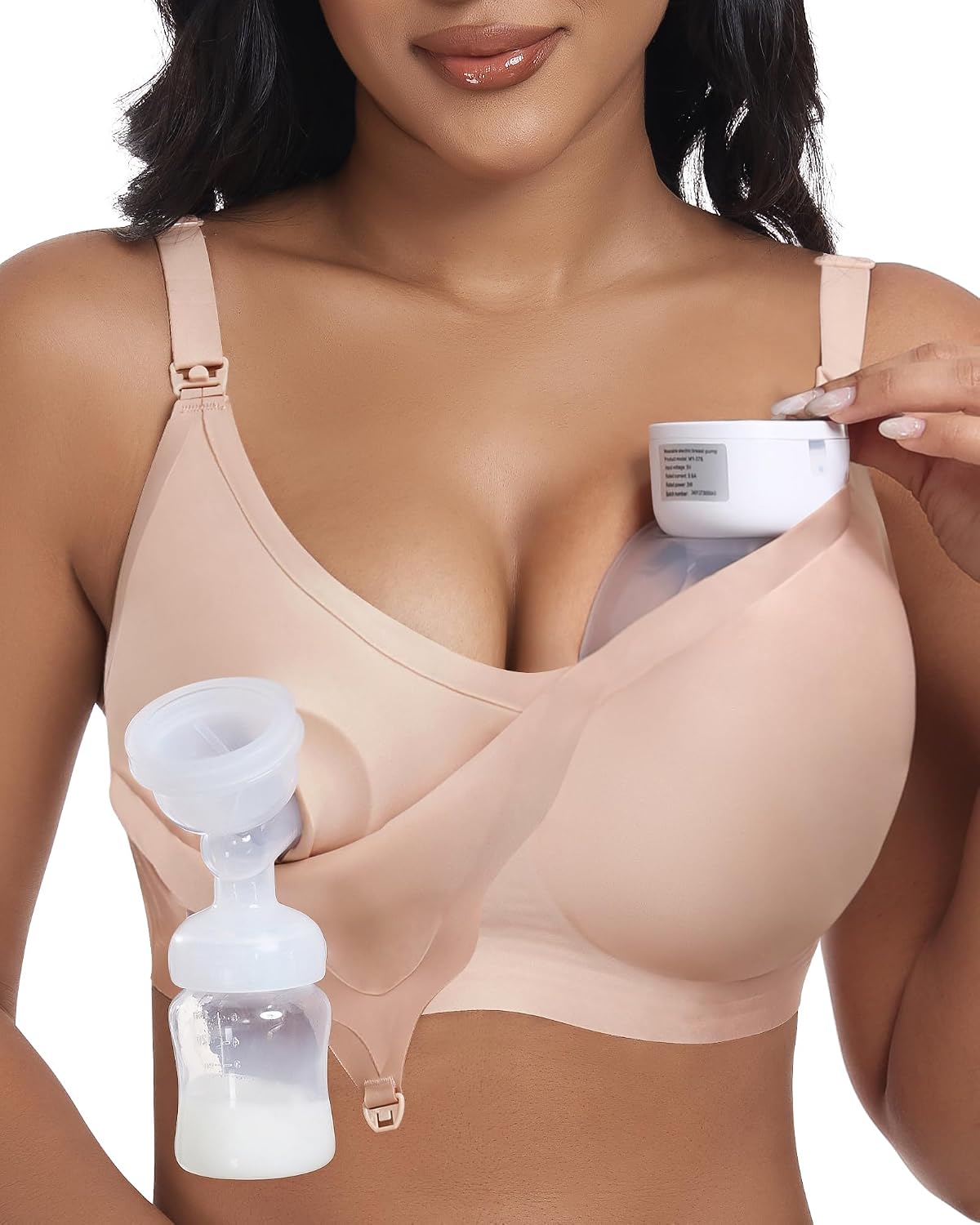 As Fairy Wireless Seamless Pumping Bra for Nursing