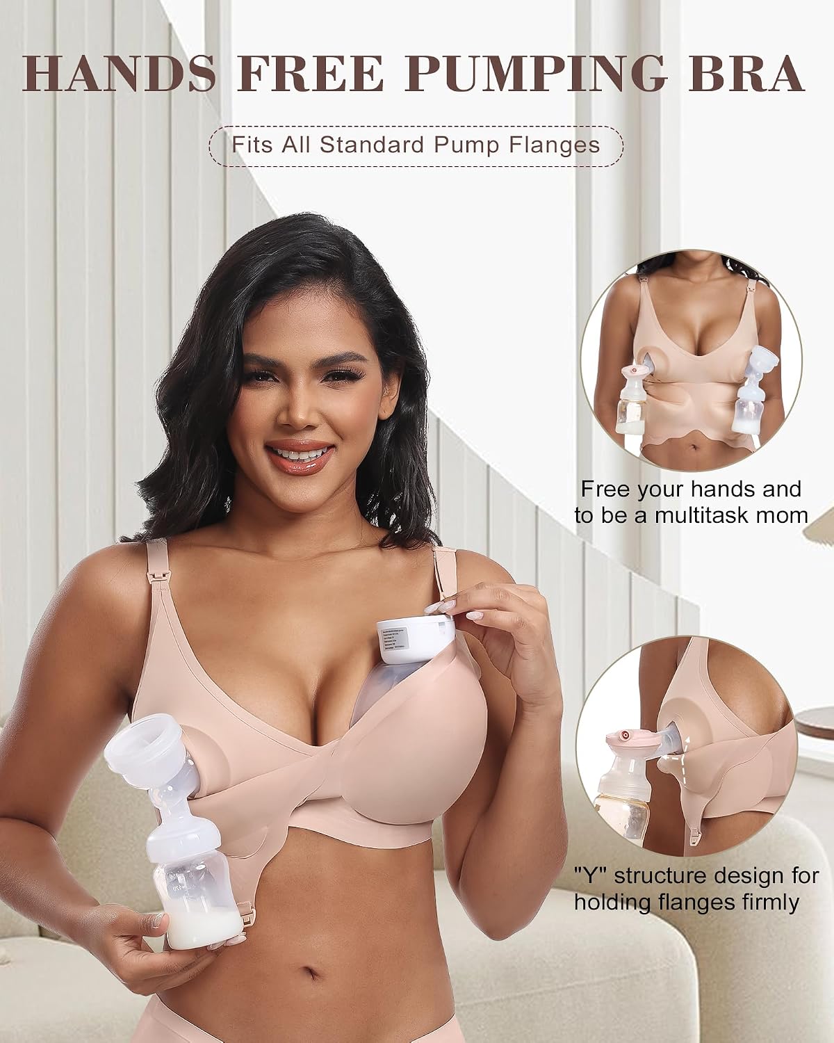 As Fairy Wireless Seamless Pumping Bra for Nursing — image 4