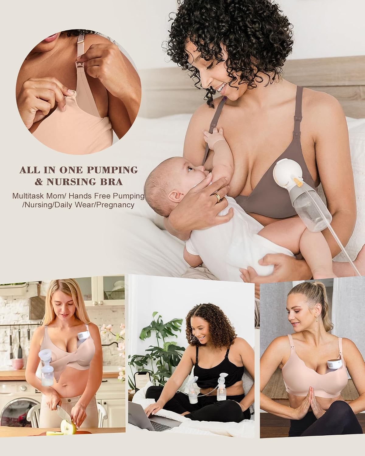 As Fairy Wireless Seamless Pumping Bra for Nursing — image 6