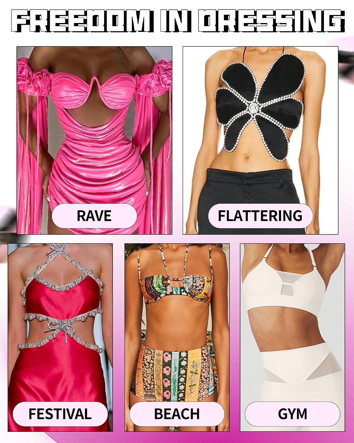 CICKEE Sexy Fun Pasties Nipple Covers — image 6