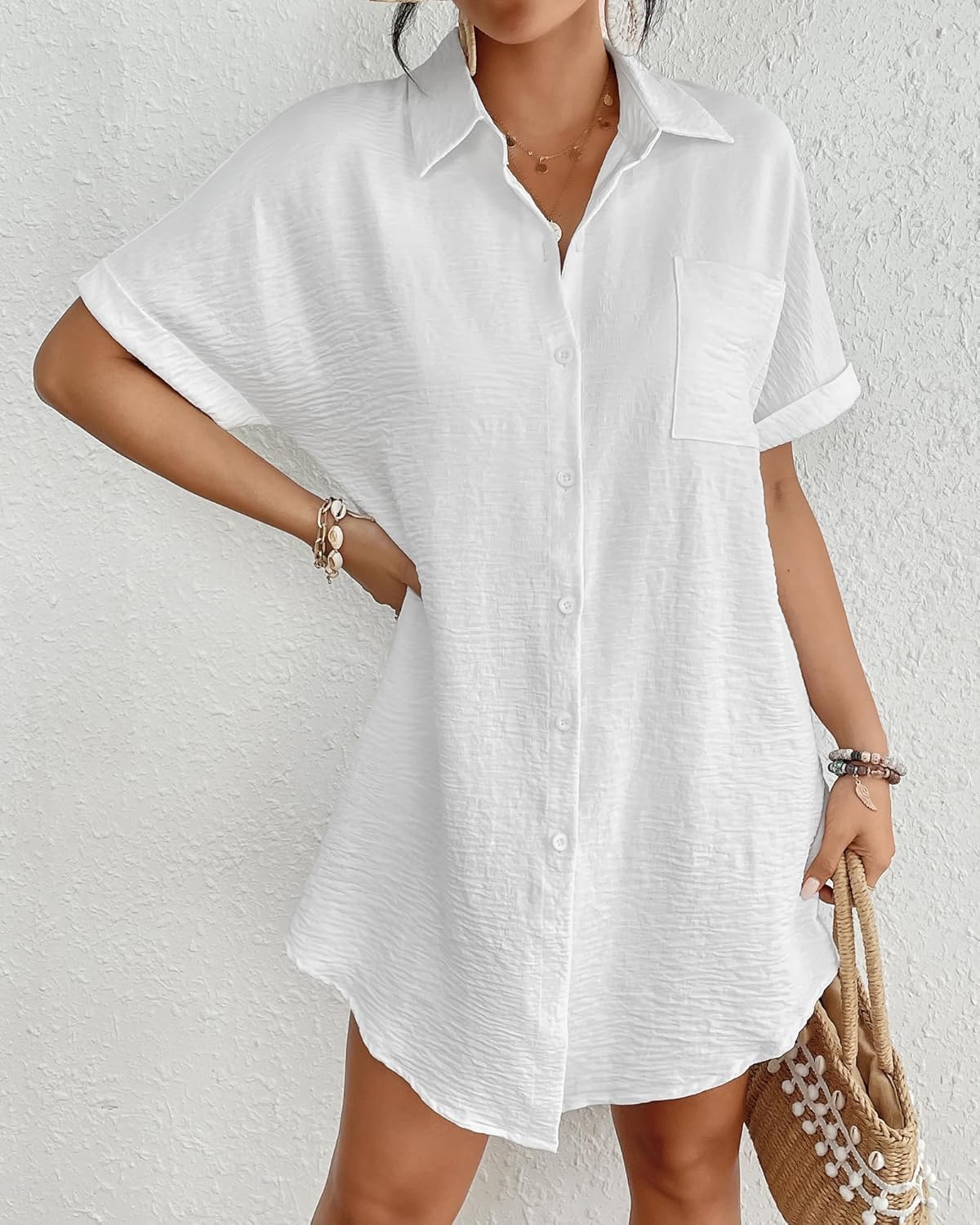 Bsubseach Women's Button Down Swimsuit Cover Up — image 4