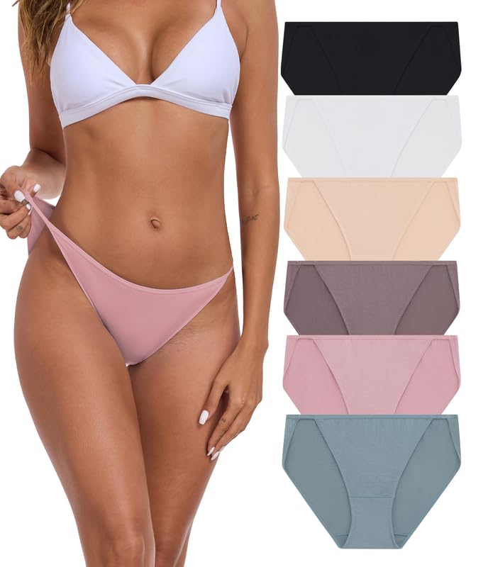 ANLIQI Women's High Cut String Bikini Panties — image 2
