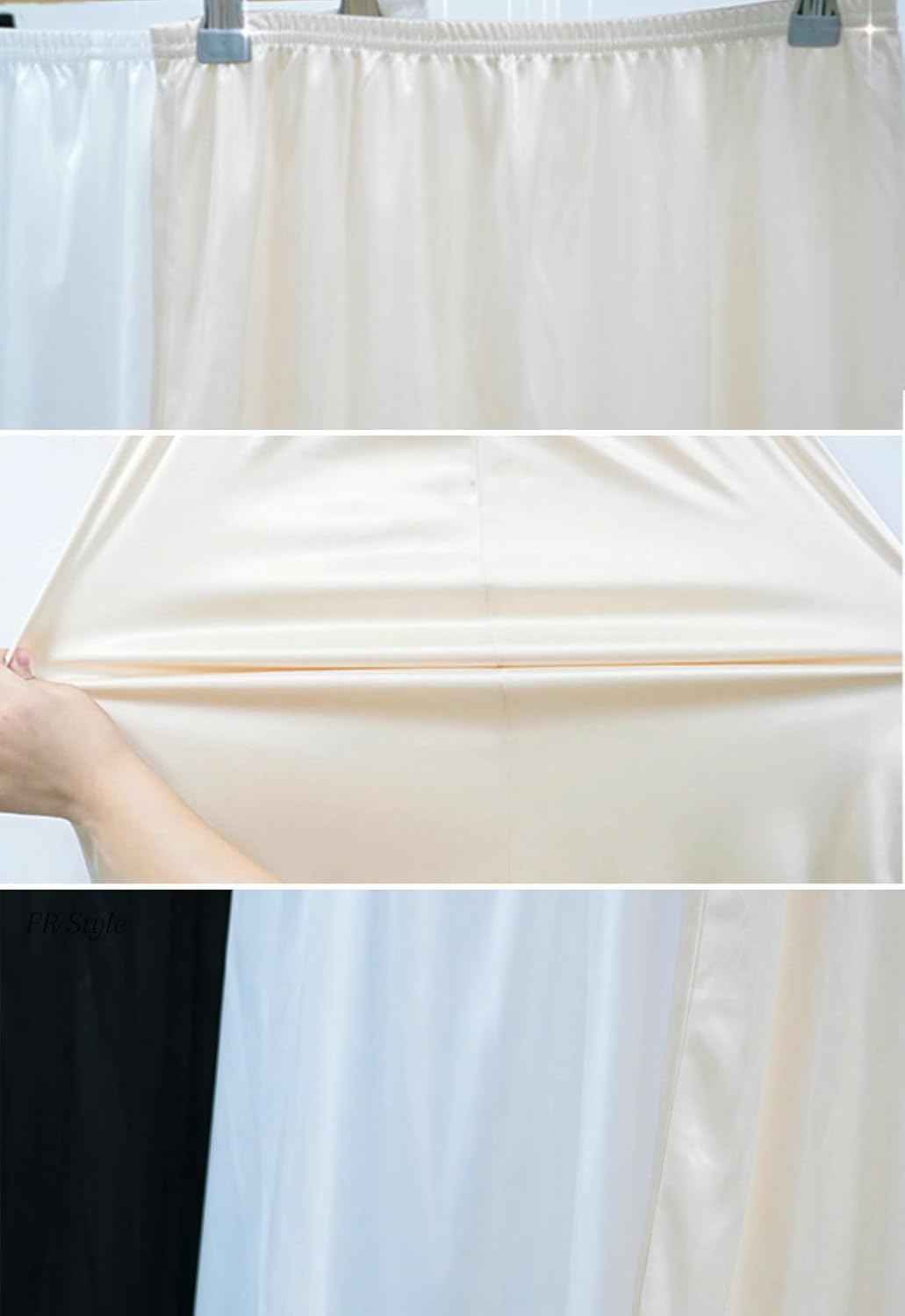 Ellames Women's Soft Satin Half Slip Underskirt — image 4