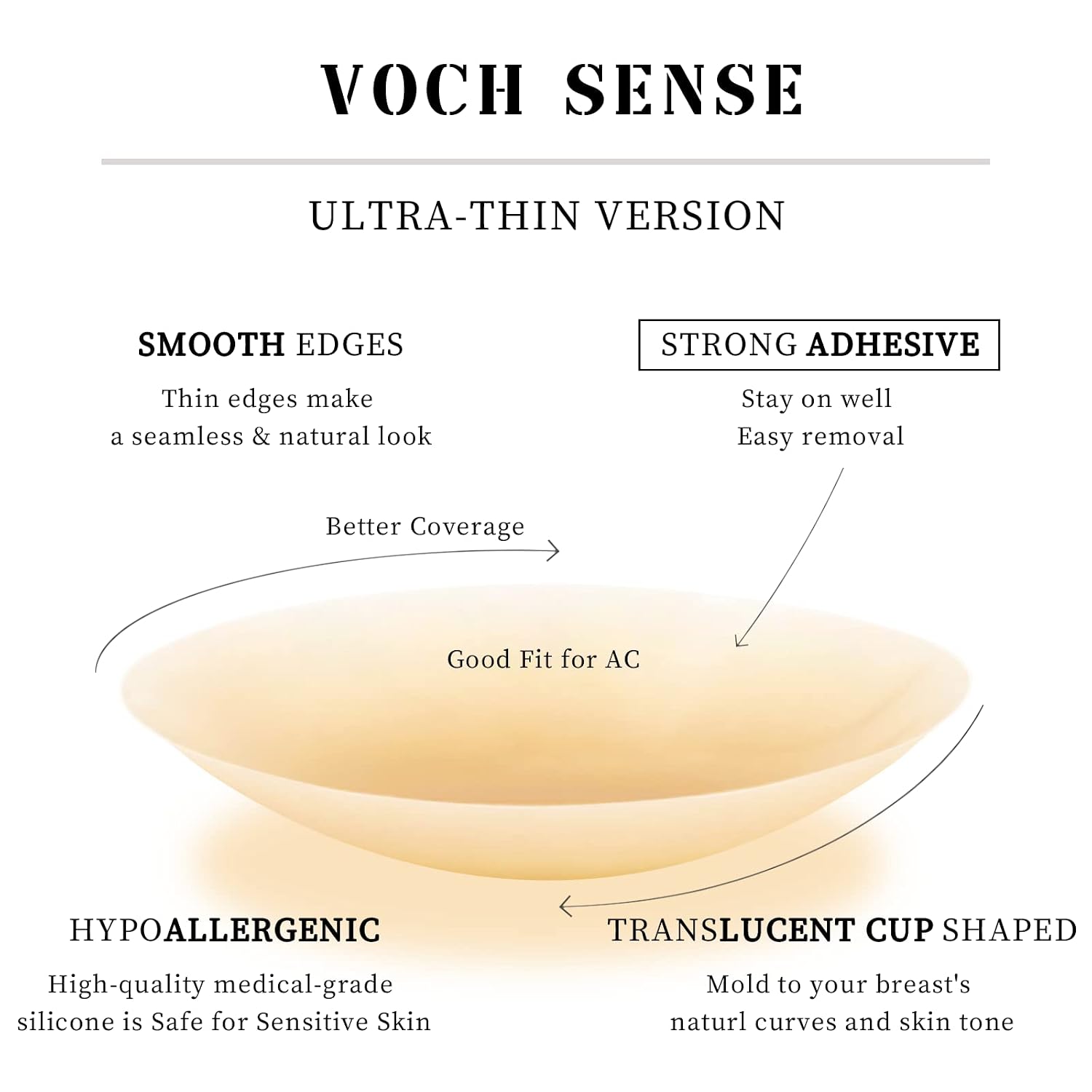VOCH GALA Invisible Seamless Nipple Covers — image 2
