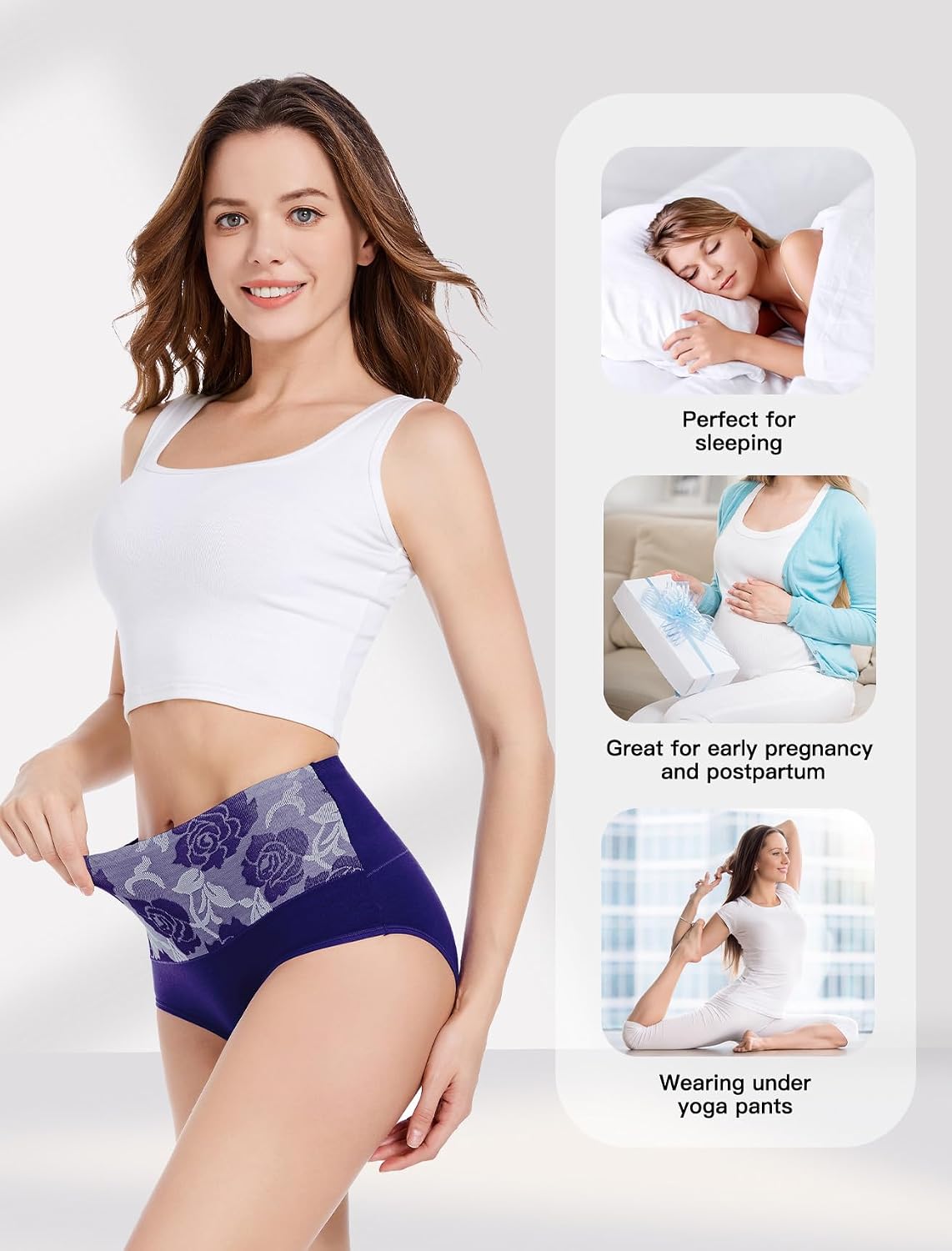 HAVVIS Women's High Waist Tummy Control Cotton Panties — image 6
