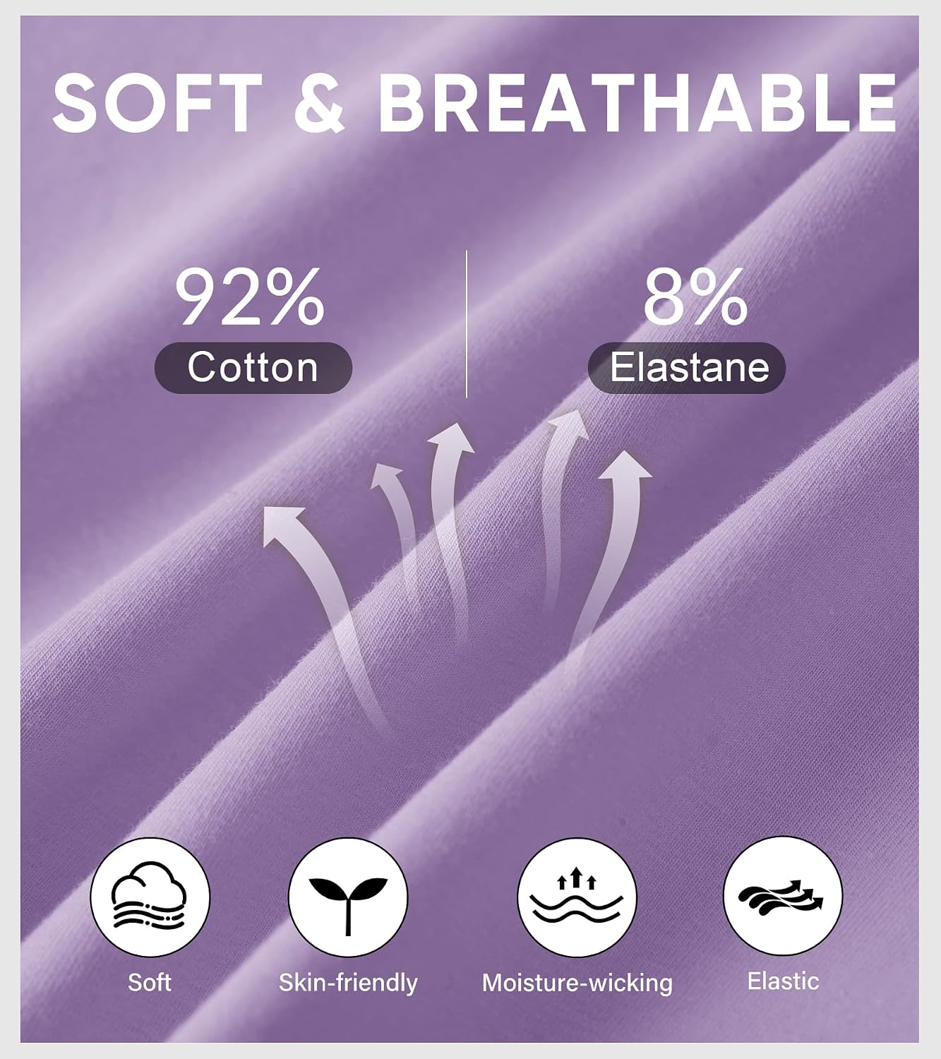 MIOTAN High Waisted Tummy Control Panties 5 Pack — image 5