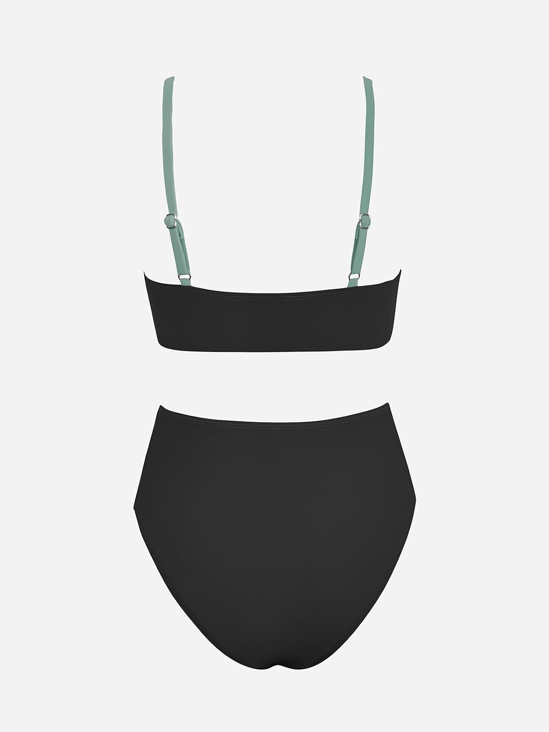 CUPSHE High Waisted V-Neck Twist Bikini Set — image 6