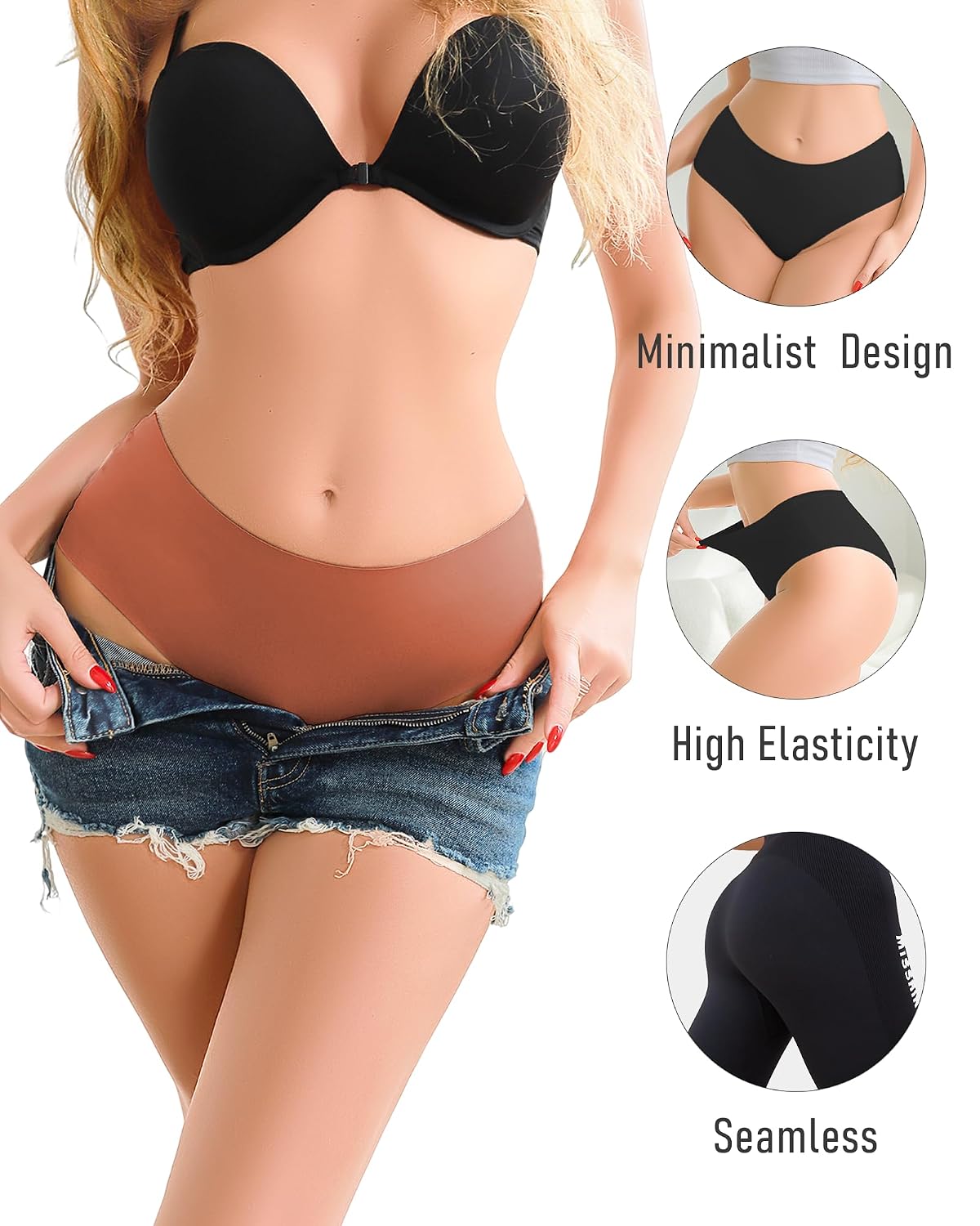UNDER THE SEA Seamless Cheeky Panties 5 Pack — image 5
